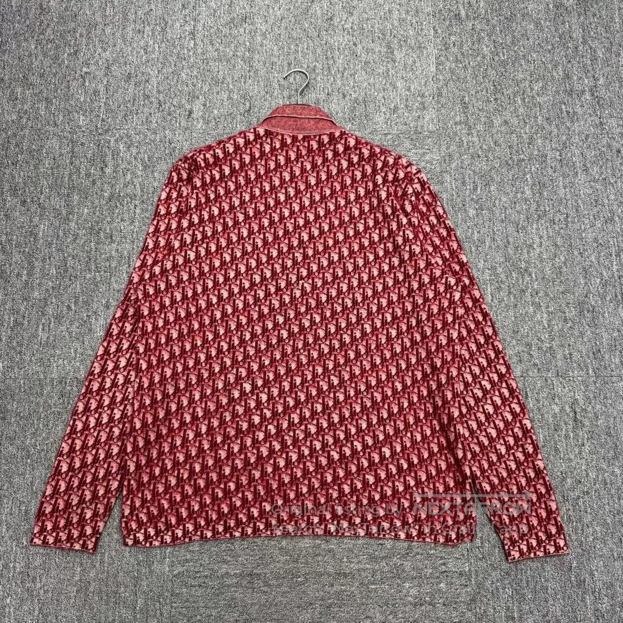 Dior Dior Velvet Logo Long Sleeve Shirt. Size US XL / EU 56 / 4 - 2 Thumbnail