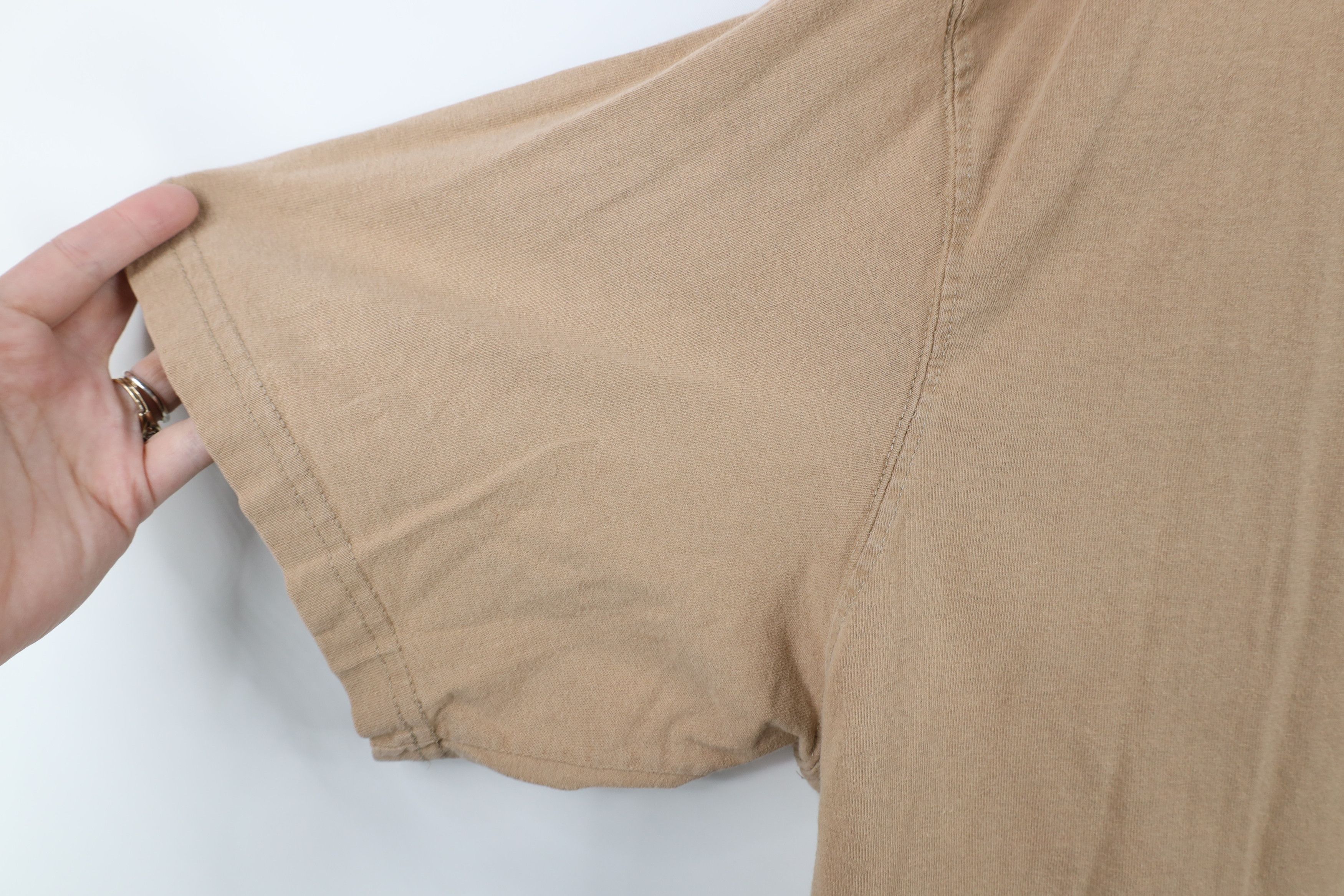 Carhartt × Vintage Vintage Y2K Carhartt Spell Heavy Cotton Pocket T-Shirt Khaki Size US XXL / EU 58 / 5 - 8 Thumbnail