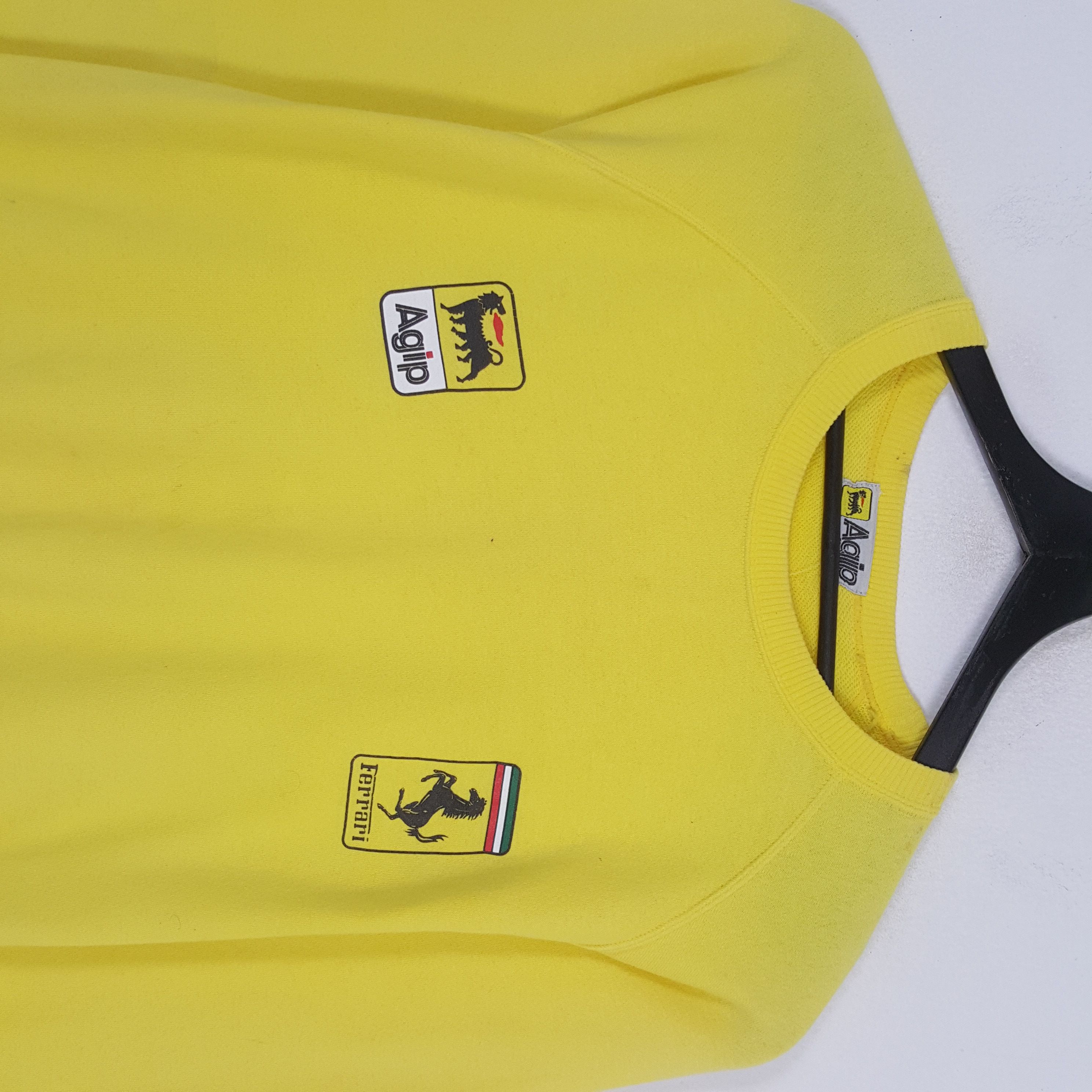 Ferrari × Vintage AGIP FERRARI Motorsports Style Sweatshirt Size US L / EU 52-54 / 3 - 4 Thumbnail