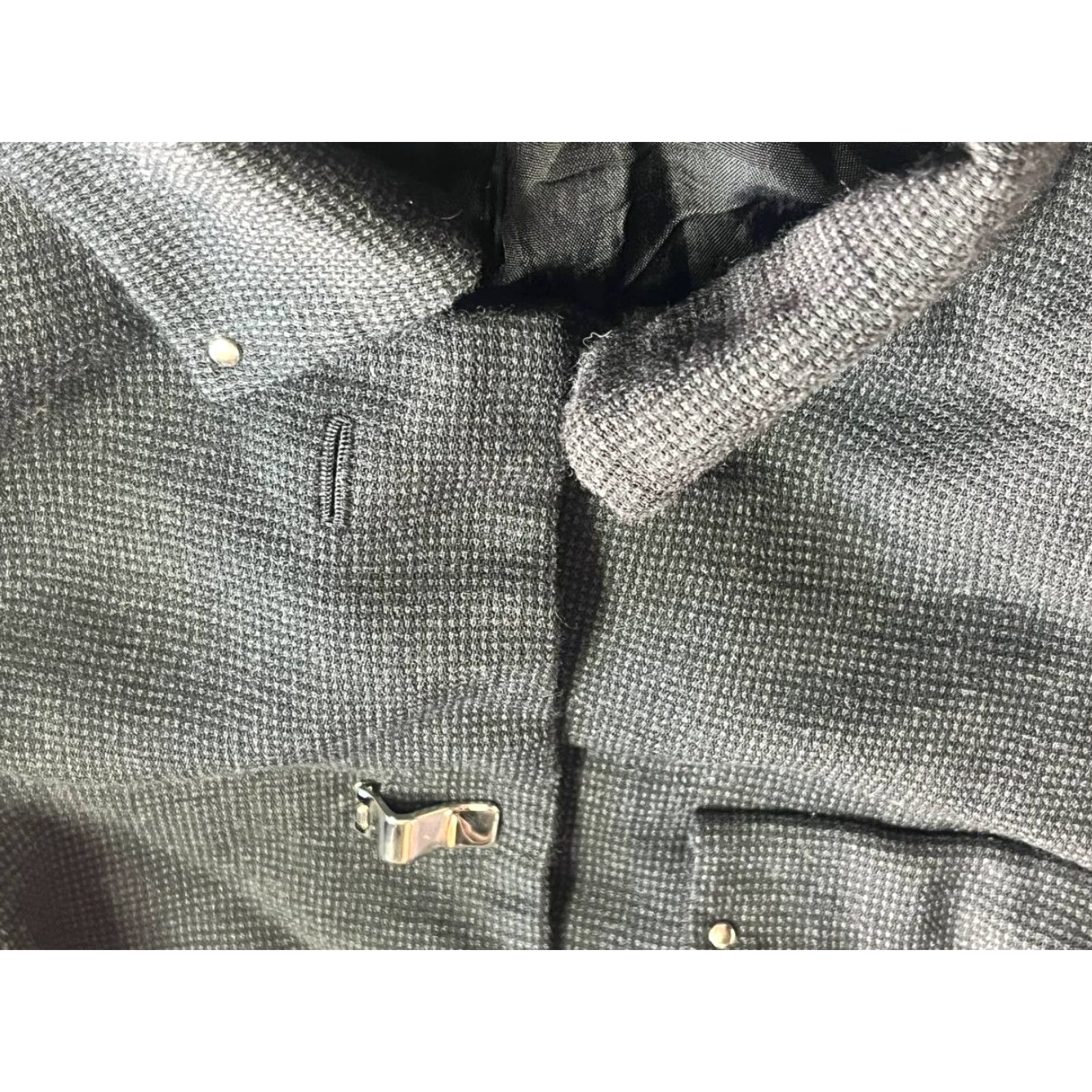 Vintage VINTAGE Susanna Bebery Hills Blazer Jacket Women Black Linen Blend M-L 80s Pockets See Pics Size M / US 6-8 / IT 42-44 - 6 Thumbnail