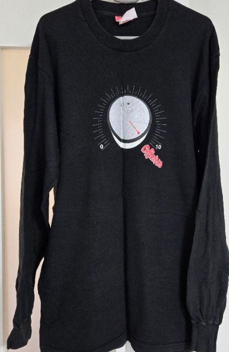 Vintage CAFFEINE CLOTHING RECORDS THAT SOUND L/S LARGE RAVE Size US L / EU 52-54 / 3 - 1 Thumbnail