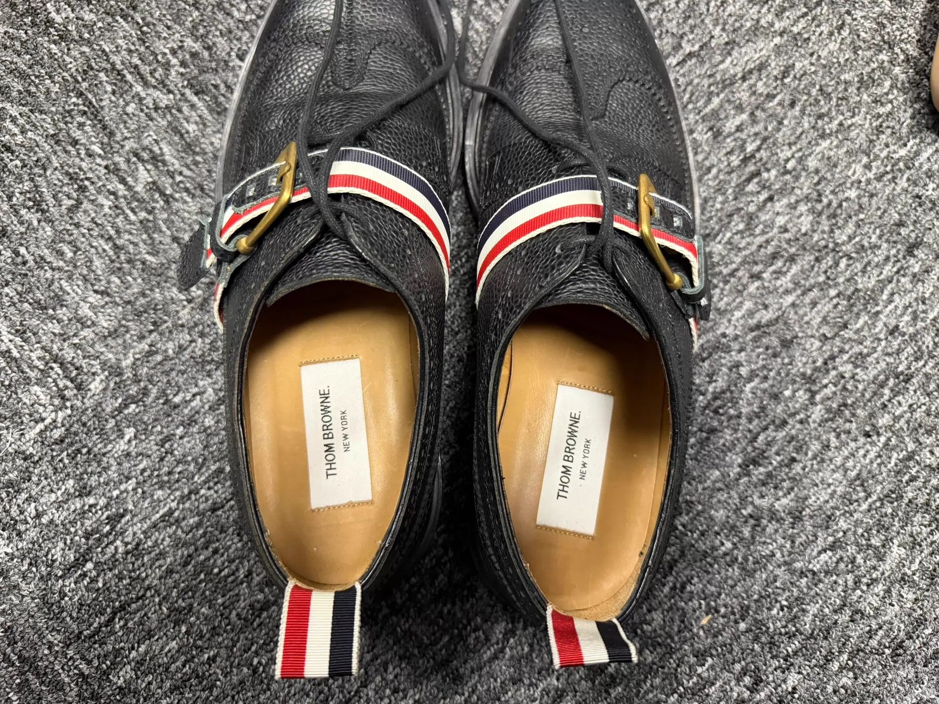 Thom Browne Thom Browne Men's Tri-Color Strap Brogue US10 98New Size US 10 / EU 43 - 5 Thumbnail