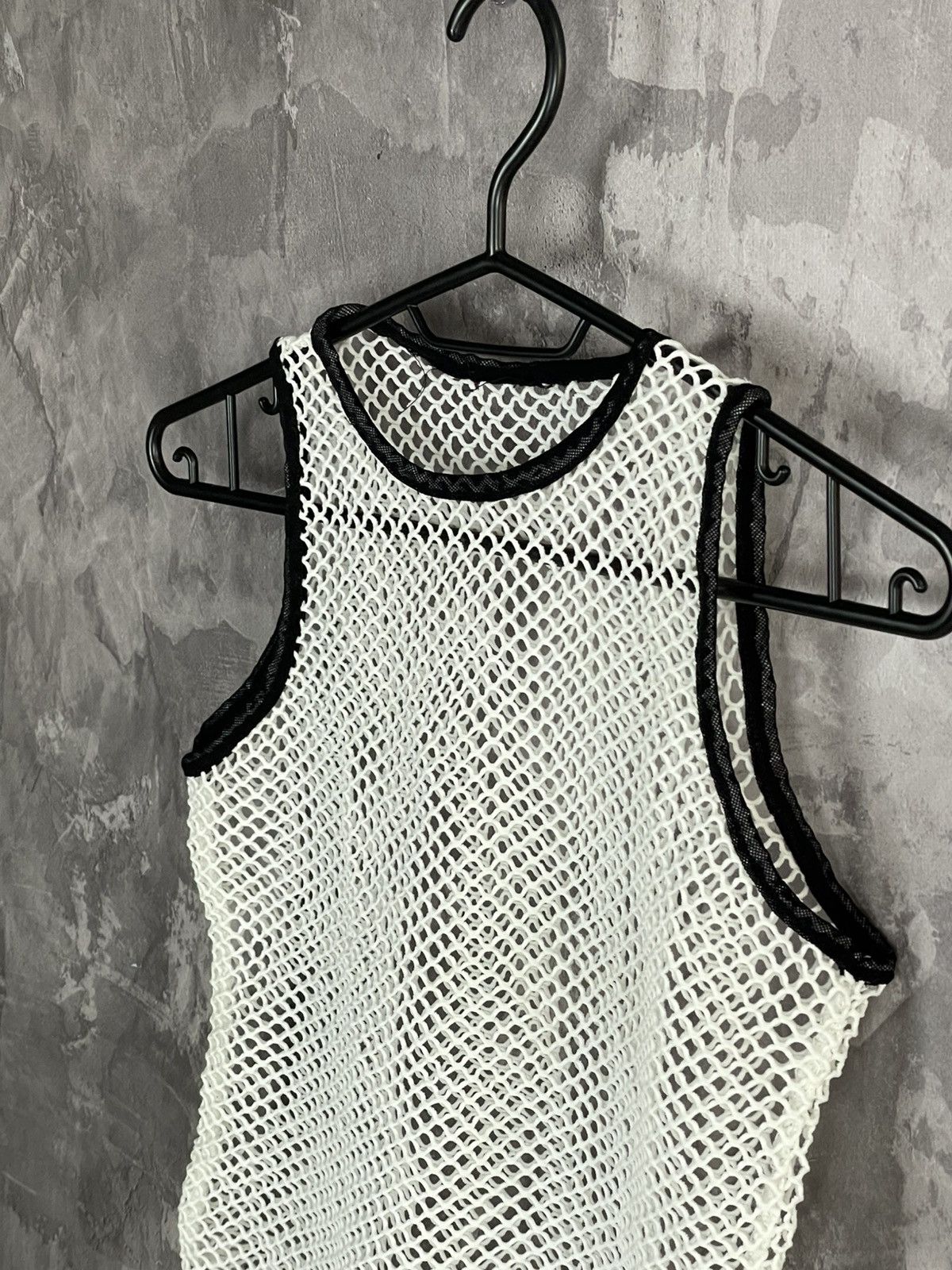 Hysteric Glamour Avant Garde Y2K Mesh Abstract Design Tank Top Size M / US 6-8 / IT 42-44 - 7 Thumbnail