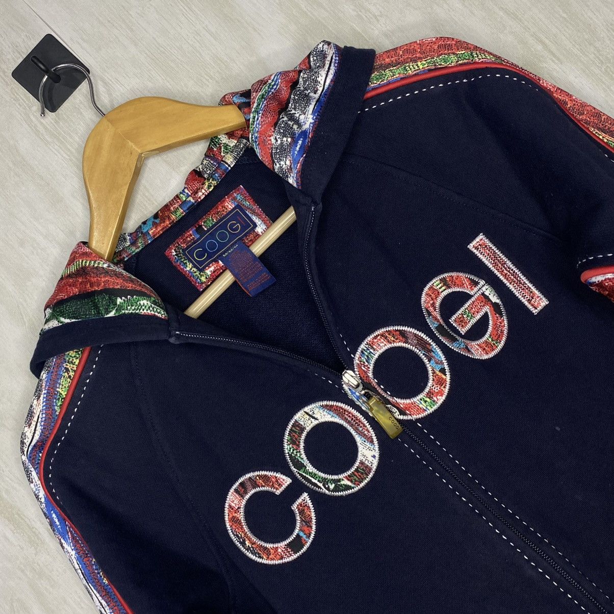 Coogi COOGI Zip Up Hoodie Jacket Size US S / EU 44-46 / 1 - 4 Thumbnail