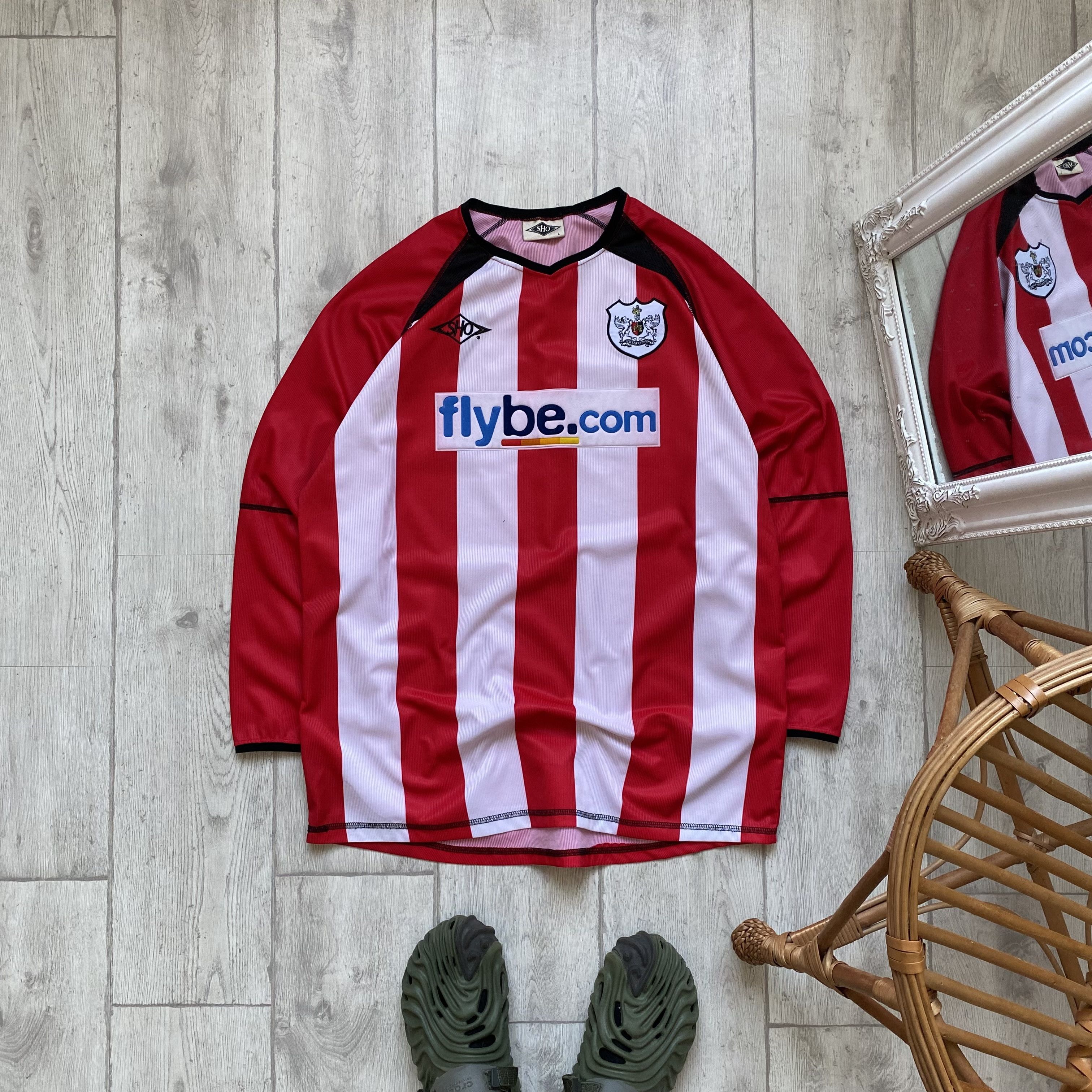 ⚽️ Vintage 90s Exeter City SHO jersey long sleeve Blokcore