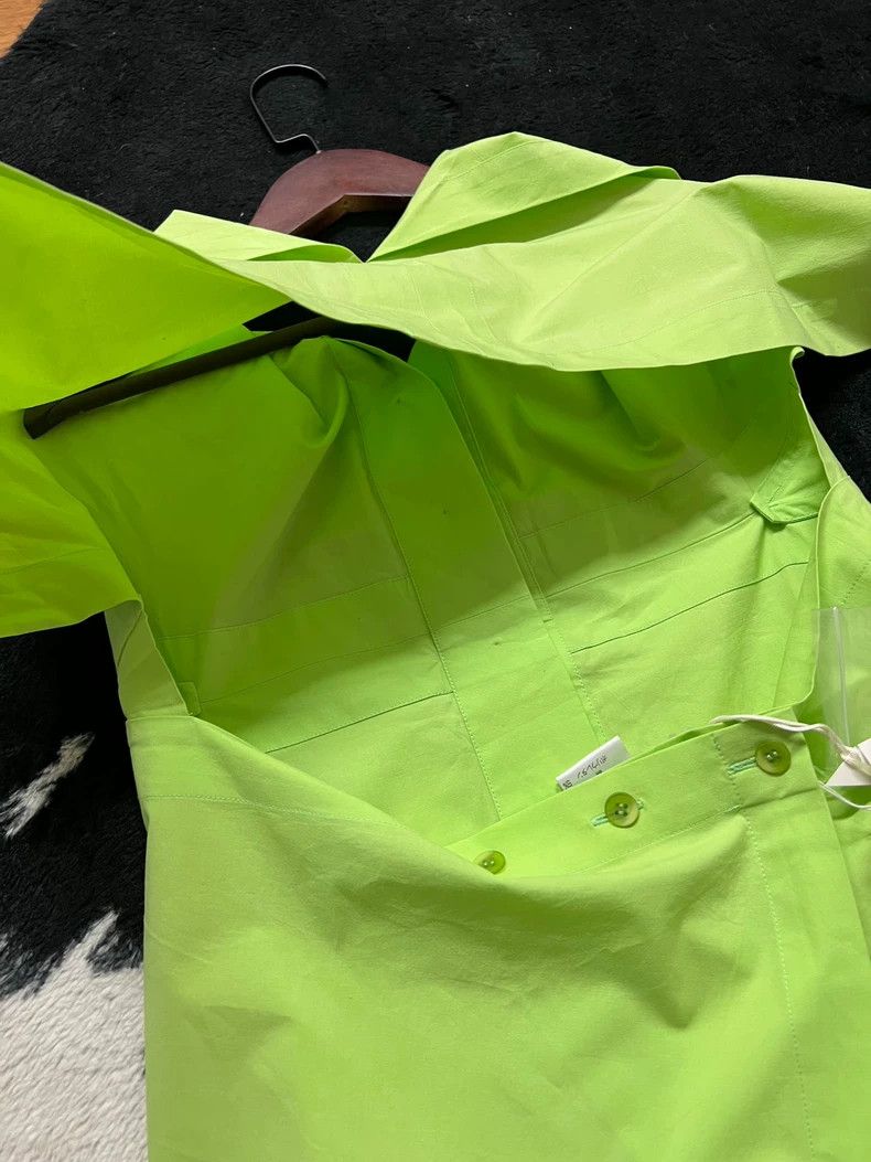 Issey Miyake Issey Miyake Fruit green short-sleeved shirt Size M / US 6-8 / IT 42-44 - 5 Thumbnail