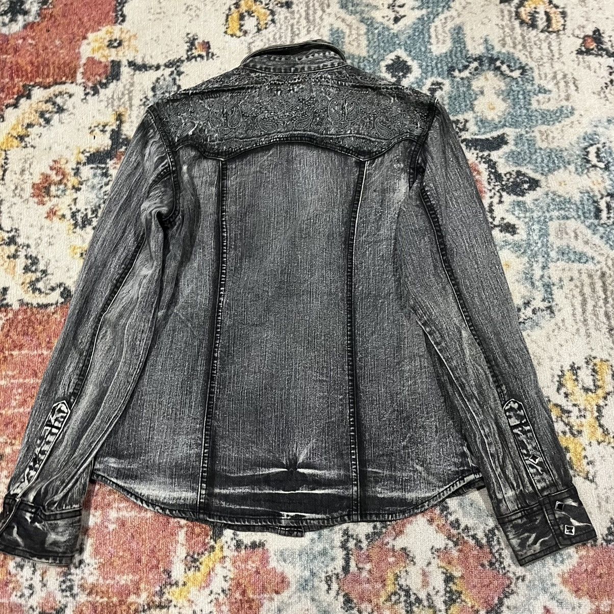 In The Attic Black denim western shirt Size US M / EU 48-50 / 2 - 8 Thumbnail