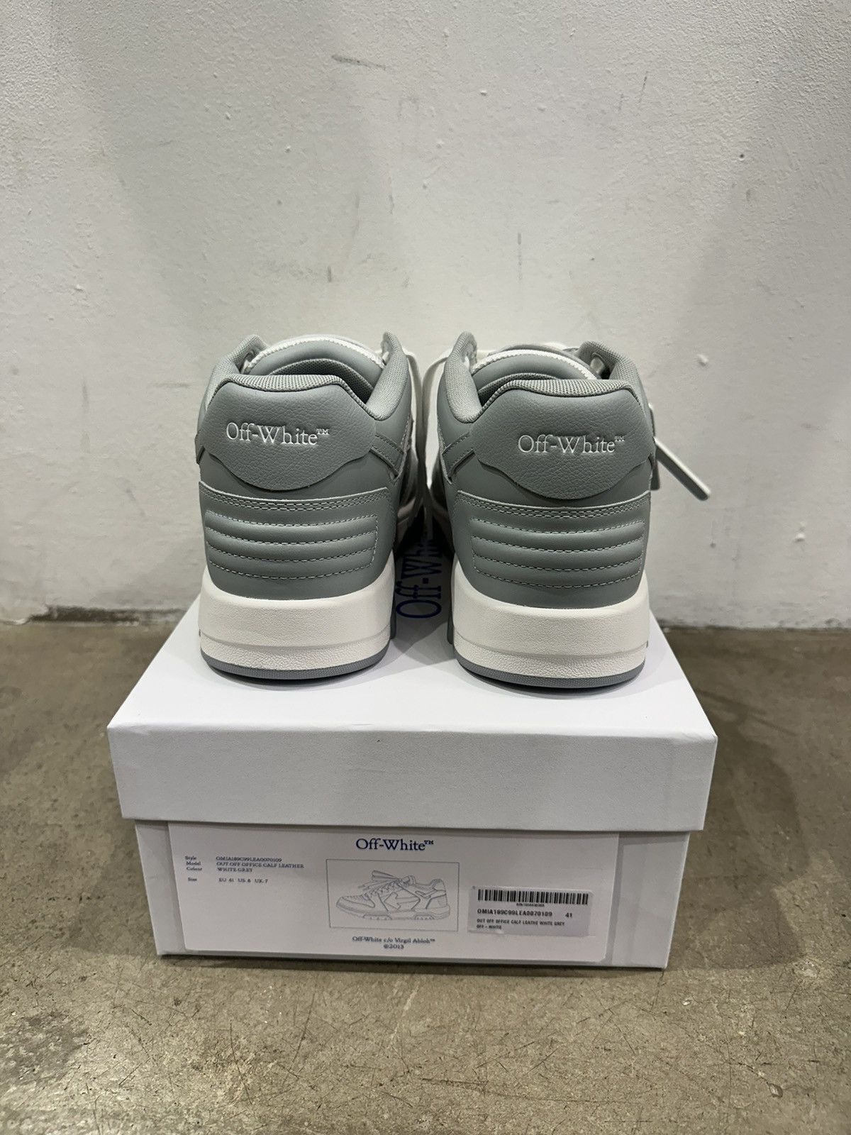 Off-White Off White Out Of Office Grey White Sneaker Size US 9 / EU 42 - 4 Thumbnail