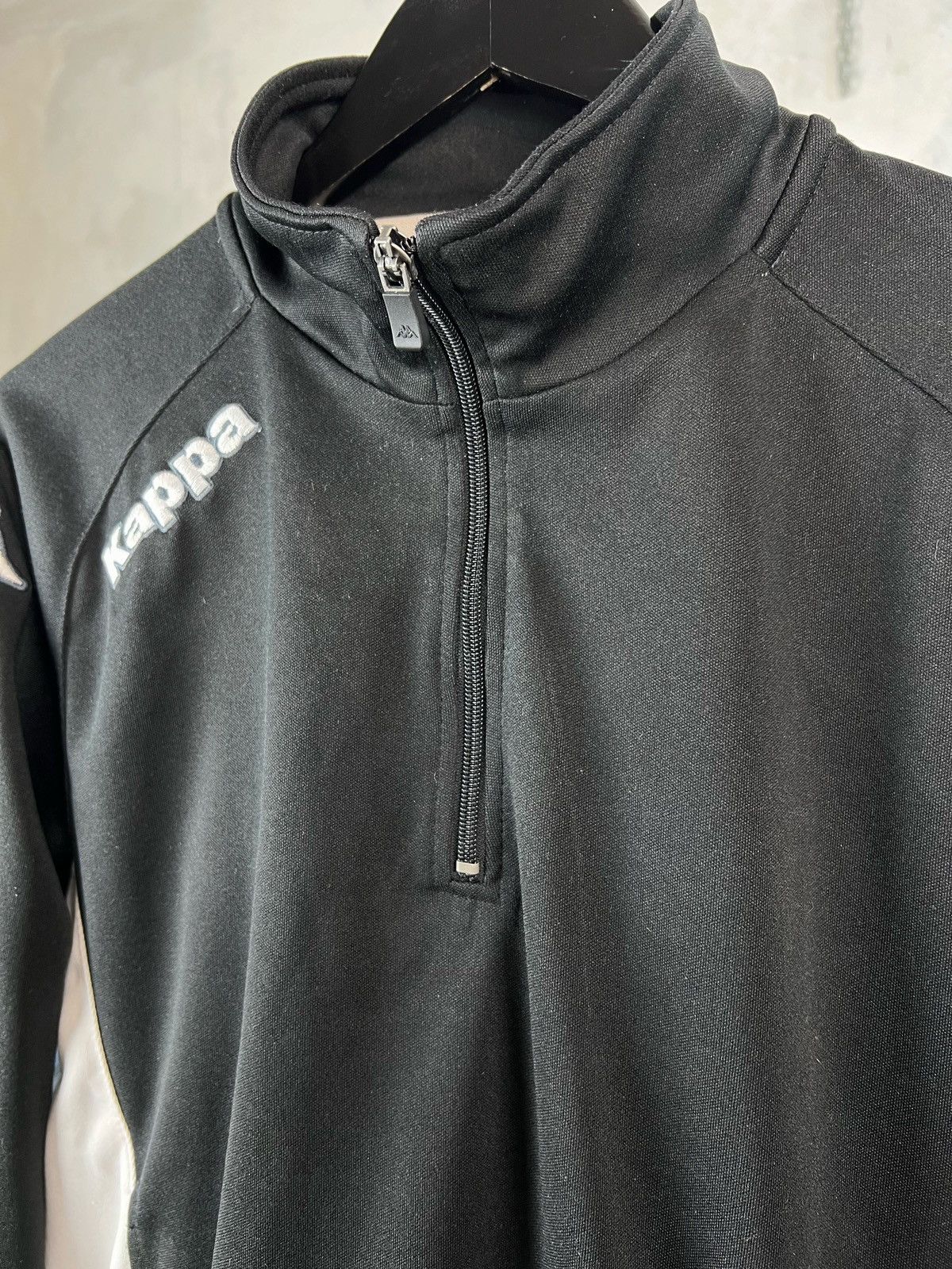 Kappa Vintage Kappa Black Half Zip Jacket Size S - M Size US M / EU 48-50 / 2 - 3 Thumbnail