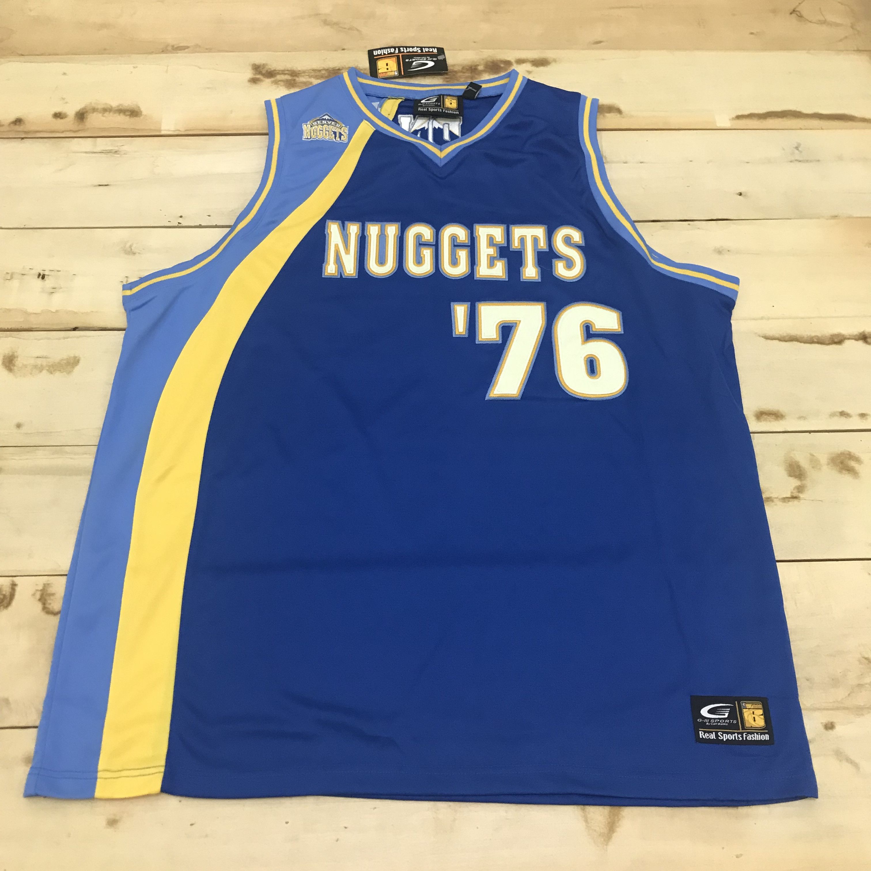 NBA F1 NWT NBA BIGMAN NUGGETS DN 76 JERSEY Size US XXL / EU 58 / 5 - 1 Thumbnail