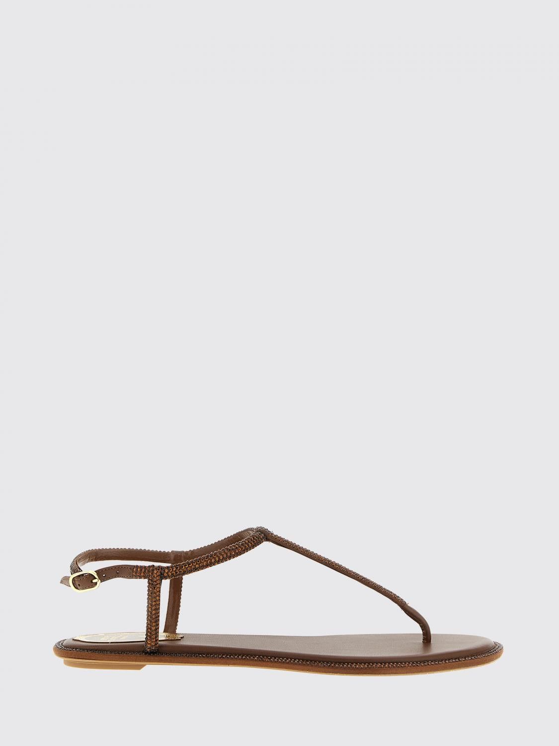 Rene Caovilla Rene Caovilla Heeled Sandal Woman Brown Size US 9.5 / IT 39.5 - 1 Thumbnail