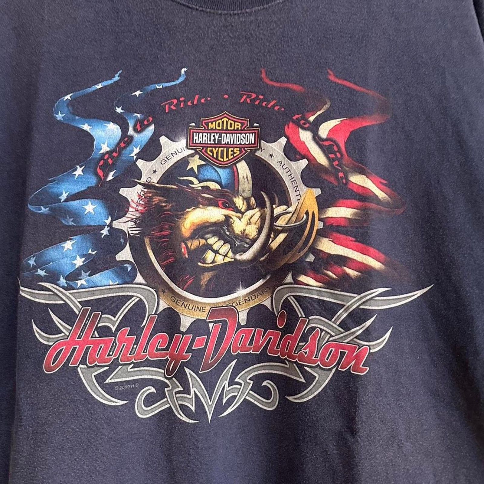 Harley Davidson × Vintage Vintage Y2K Harley Davidson Shirt Size US XXL / EU 58 / 5 - 3 Thumbnail