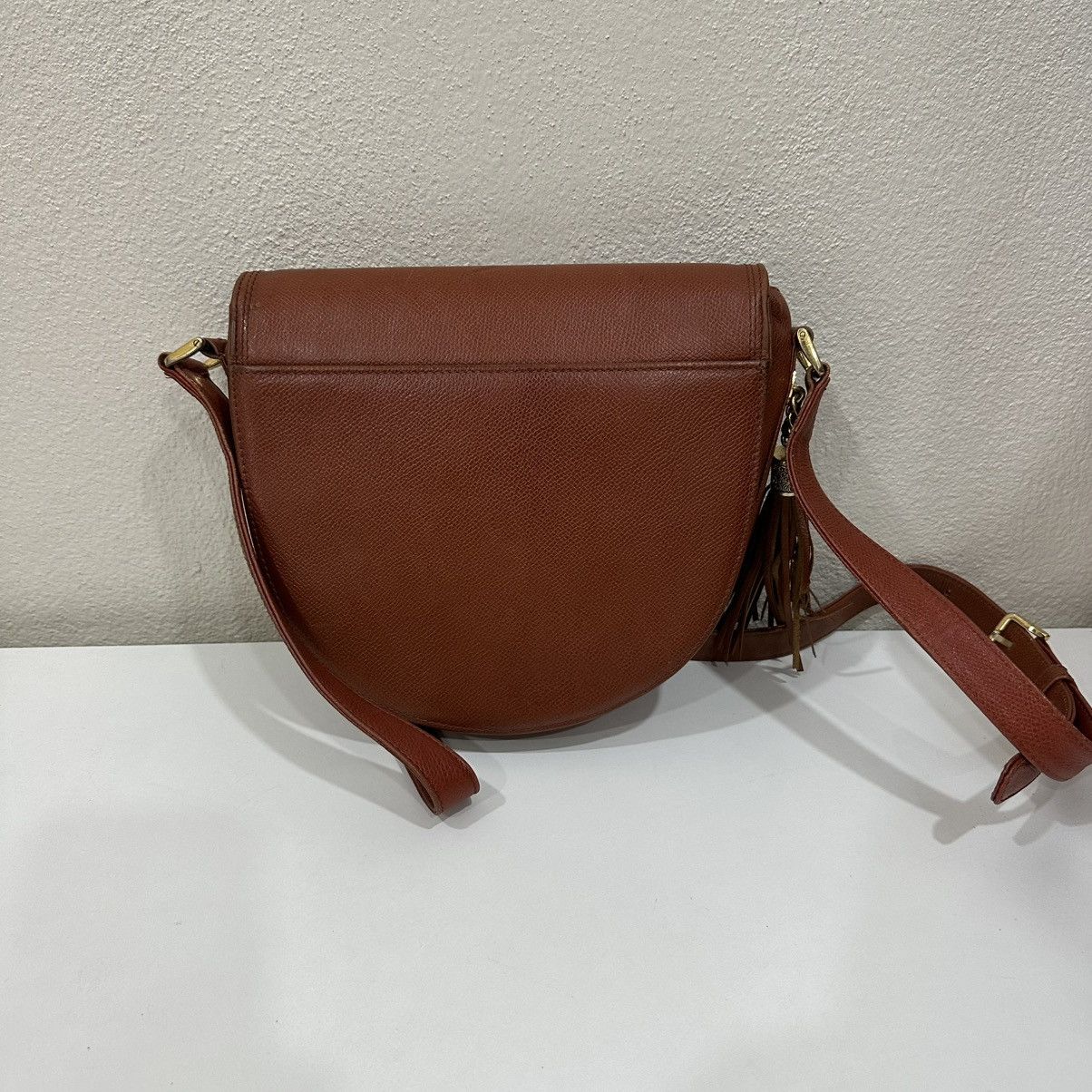 Valentino ‼️LD‼️VALENTINO GARAVANI REDDISH BROWN LEATHER SHOULDER BAG Size ONE SIZE - 3 Thumbnail