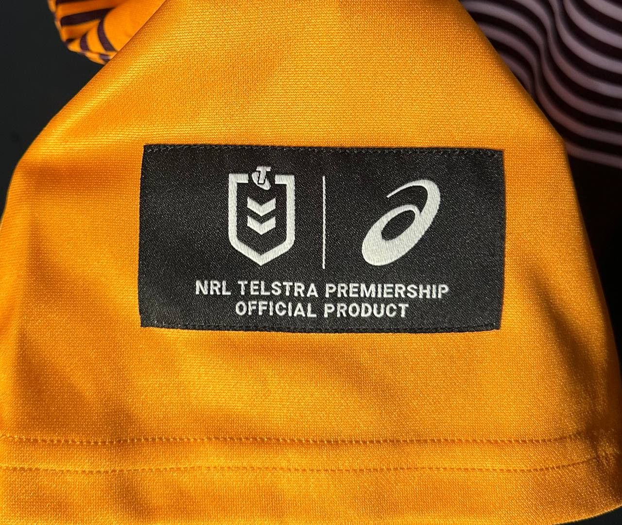 Asics Brisbane Broncos 2024 NRL City ASICS Jersey RUGBY LEAGUE Size US XL / EU 56 / 4 - 2 Thumbnail