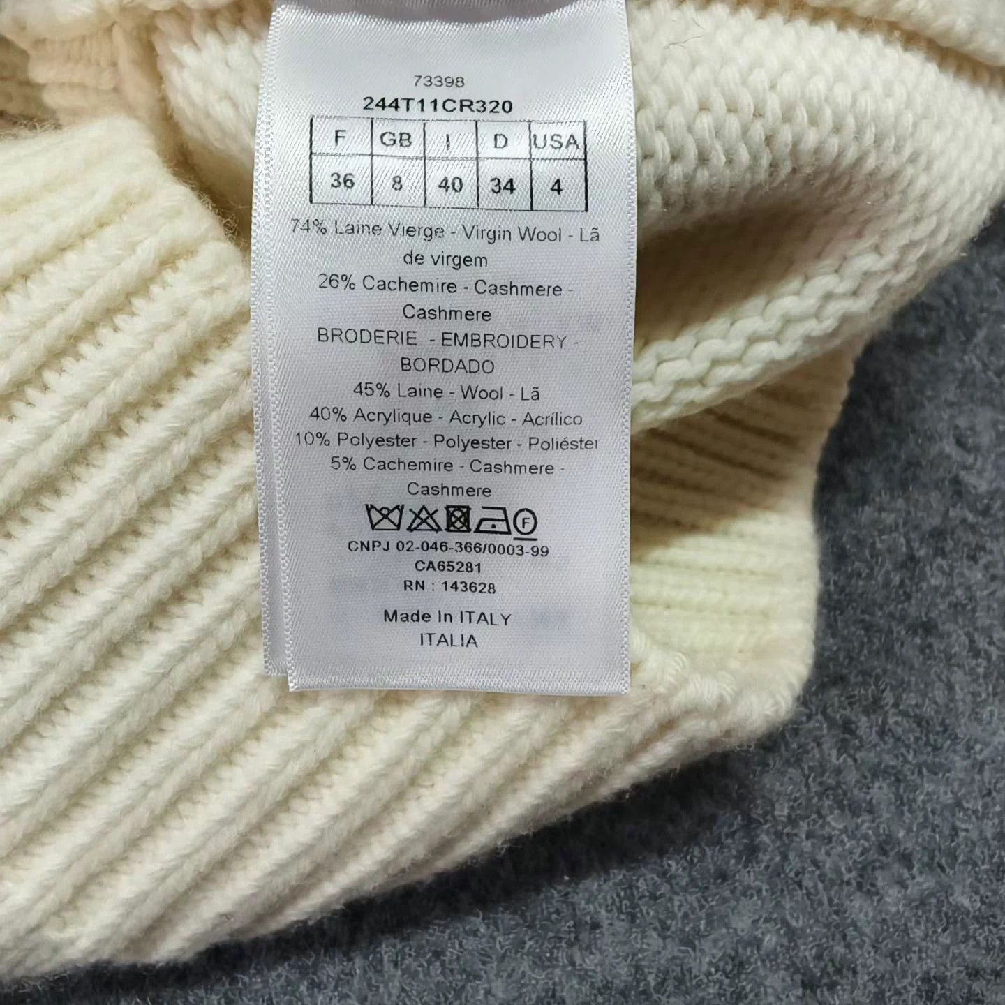 Dior Dior 7th Anniversary Zodiac Knit Vest - Size 36 Size XS / US 0-2 / IT 36-38 - 4 Thumbnail