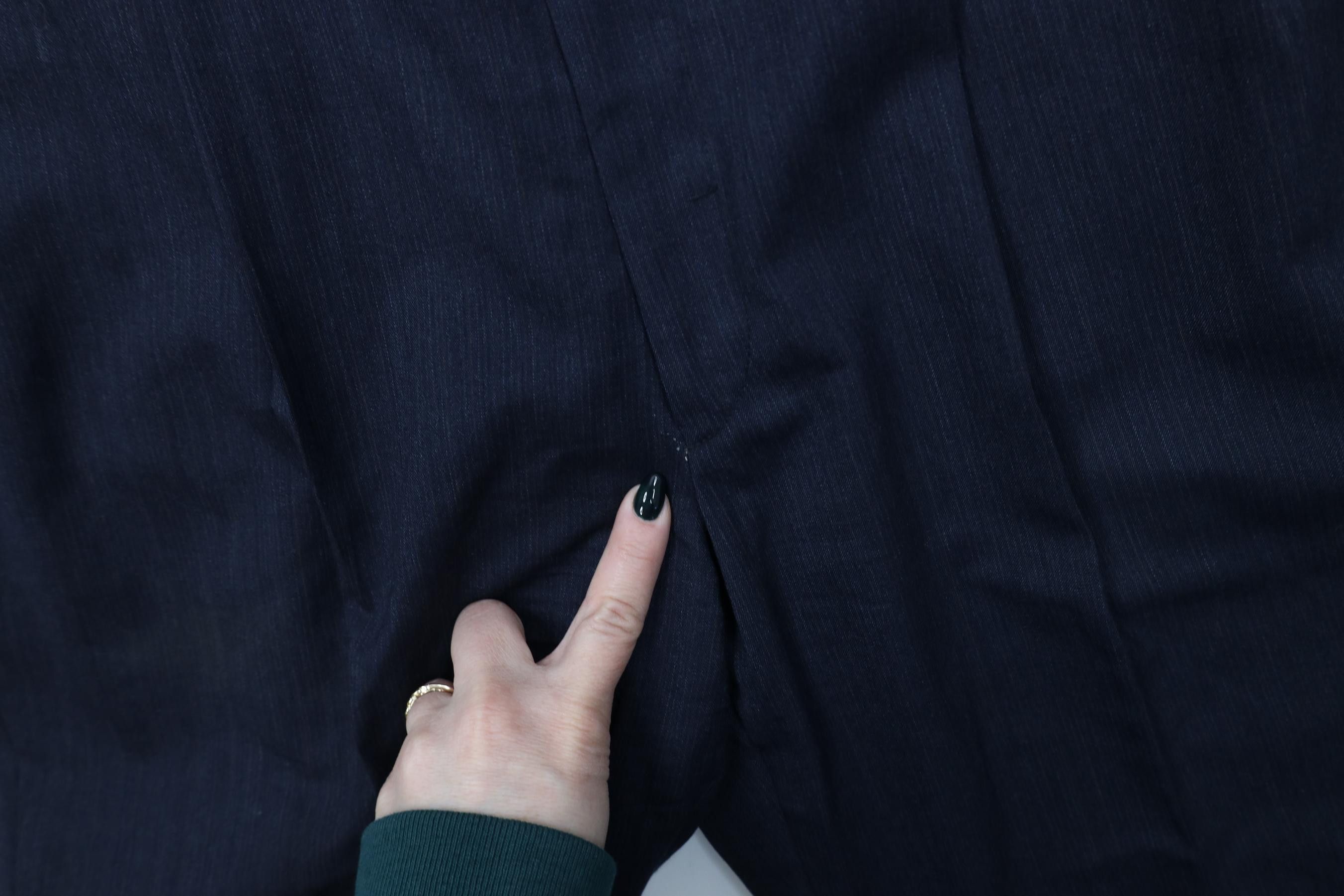 Vintage Vintage 70s Streetwear Wool Knit Wide Leg Chino Pants Size US 38 / EU 54 - 6 Thumbnail