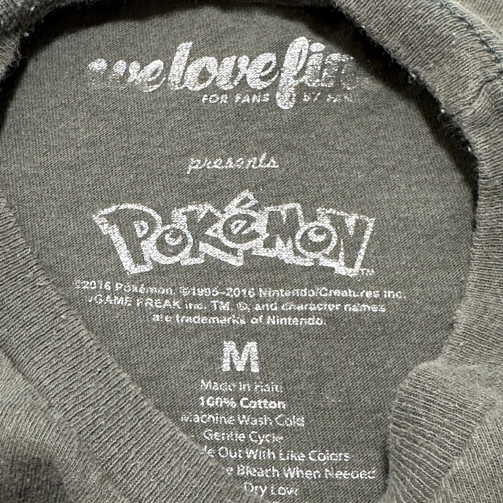 Other Pokemon Medium Pikachu WeLoveFine Pokeball Graphic T Shirt Size US M / EU 48-50 / 2 - 3 Thumbnail