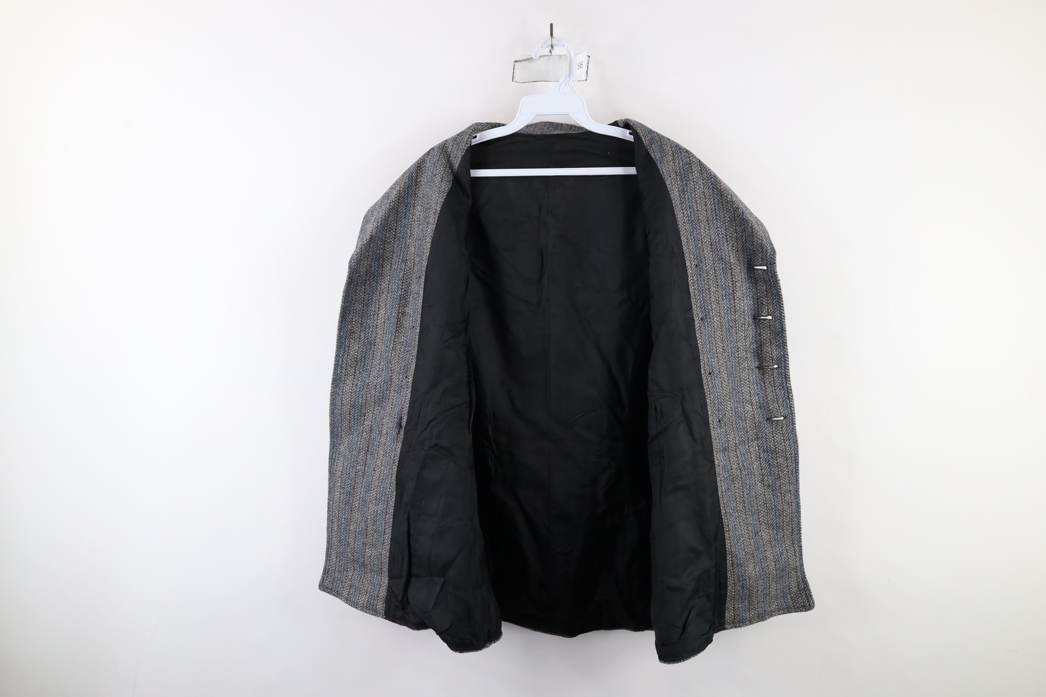 Vintage Vintage 60s 70s Streetwear Tweed Button Back Vest Jacket USA Size M / US 6-8 / IT 42-44 - 7 Thumbnail
