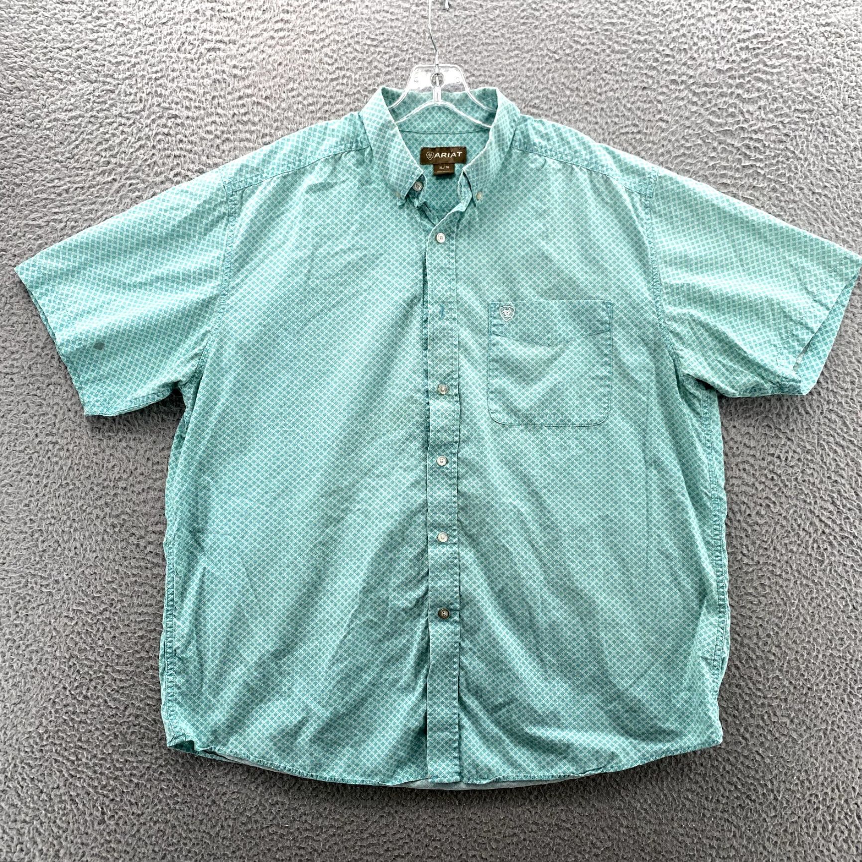 Ariat Ariat Shirt Men's XL Blue Pearl Snap Western Core Cowboy Y2k Rodeo Workwear Shirt Size US XL / EU 56 / 4 - 2 Thumbnail