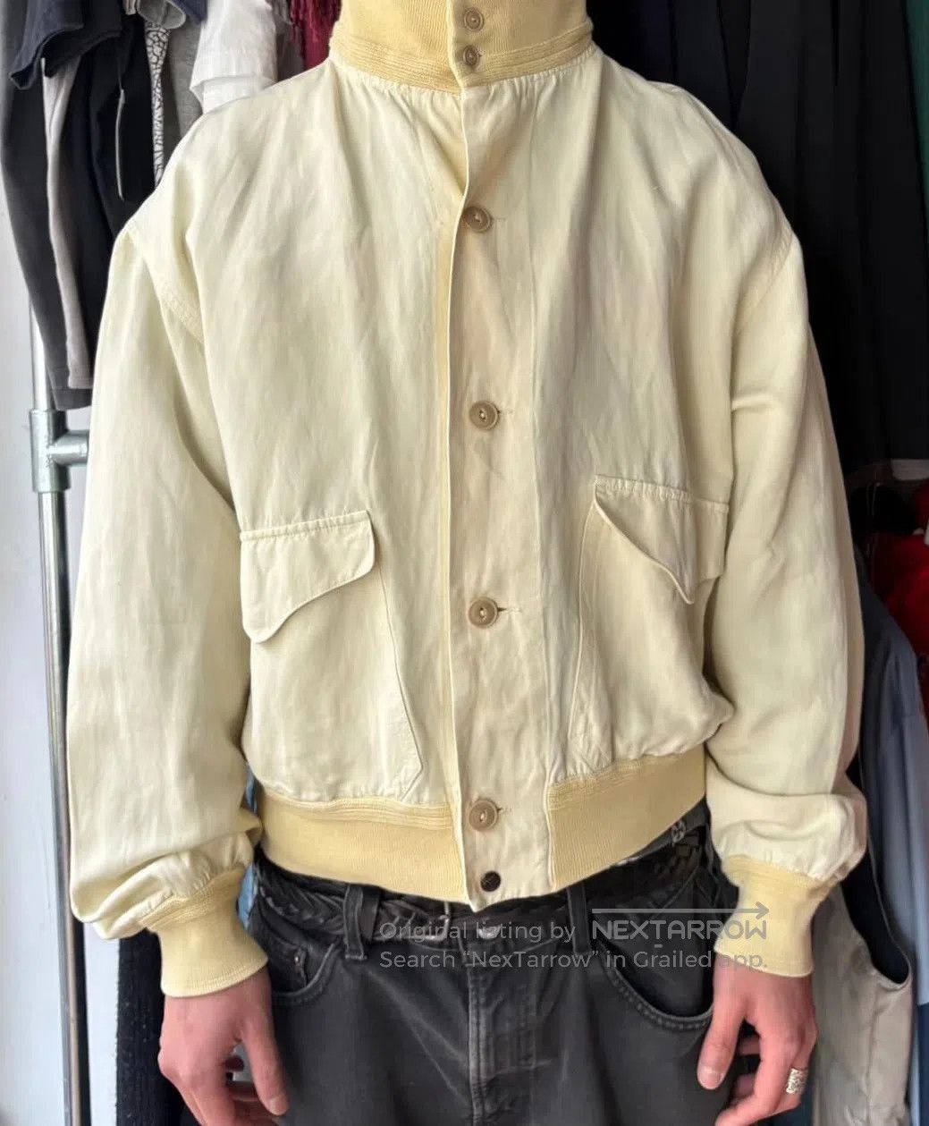 Boneville Boneville Vintage 80s Rare Linen Cotton Jacket | Grailed