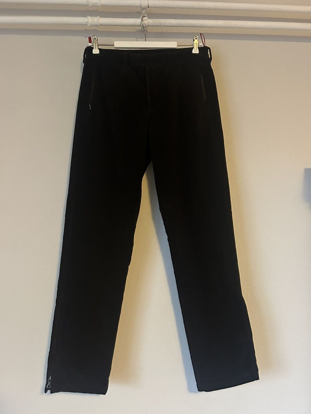 Prada Brown Corduroy Pants with Zipped Leg Openings - Size 48 Size US 32 / EU 48 - 4 Thumbnail