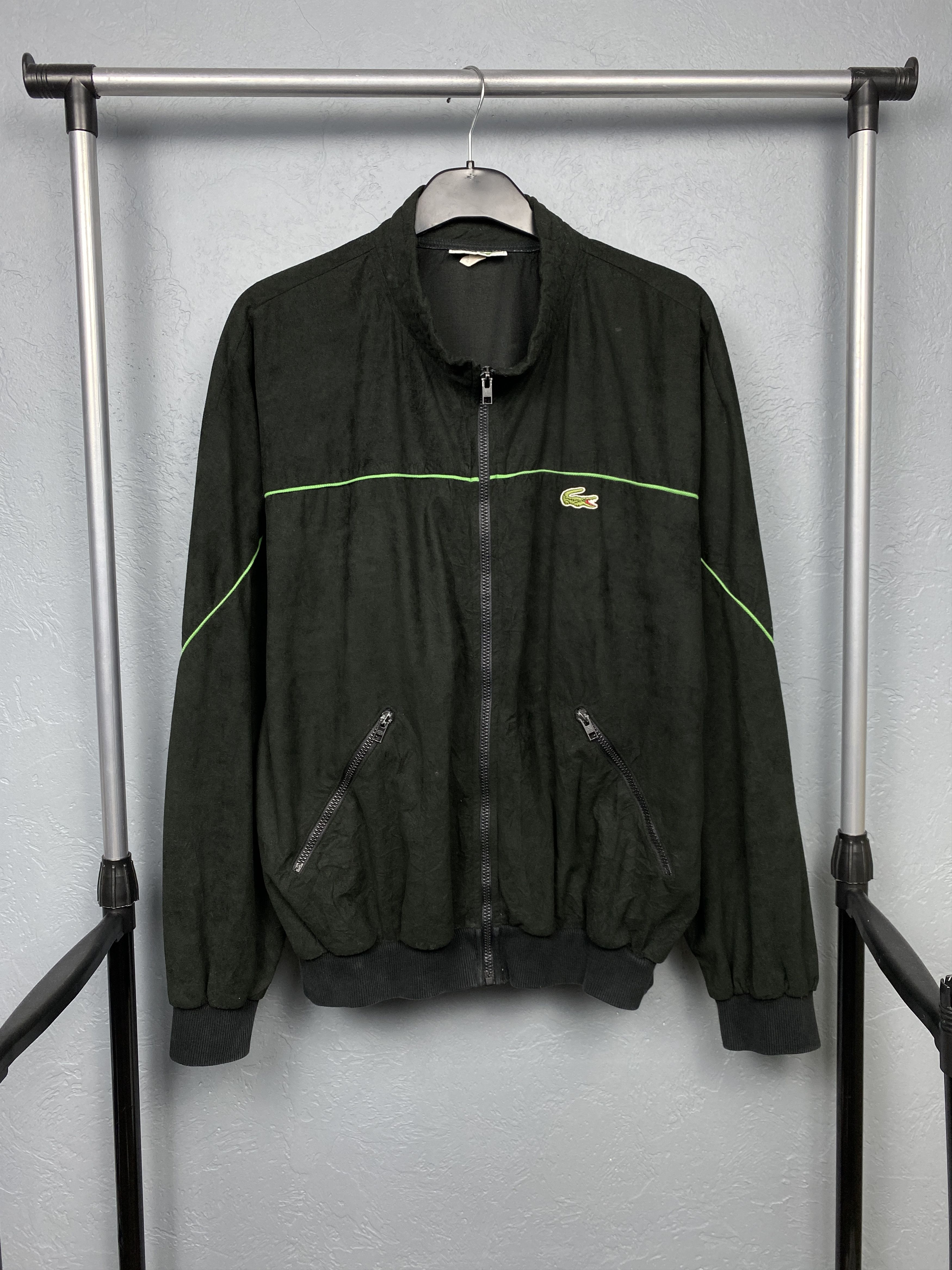 Lacoste × Vintage Lacoste 90s Vintage Mens Track Top Jacket Size US L / EU 52-54 / 3 - 1 Thumbnail