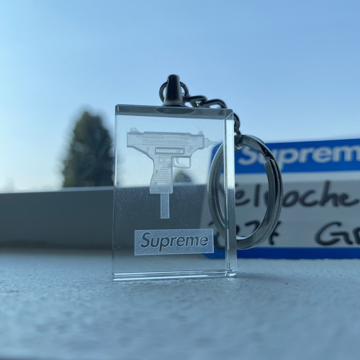 Supreme Lucite Uzi Keychain *RARE* Size ONE SIZE - 3 Thumbnail