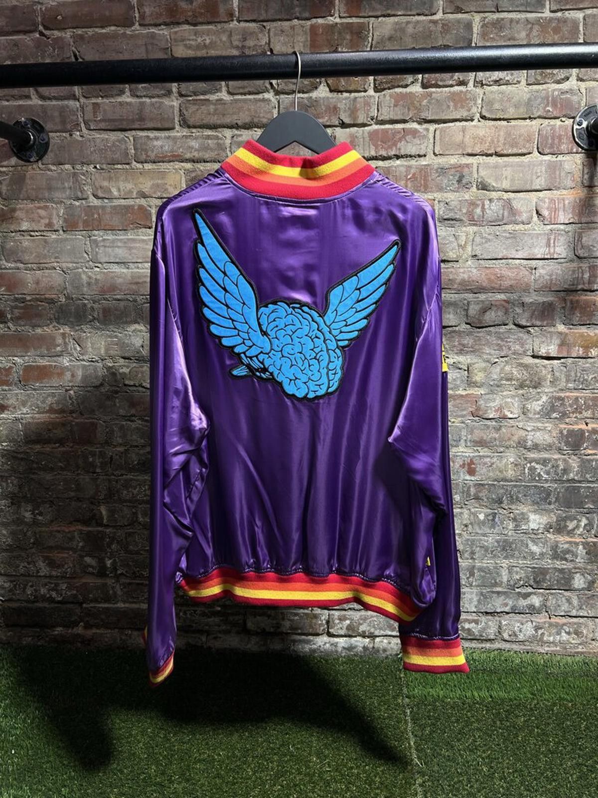 Gallery Dept. Gallery Dept. MVP Satin Jacket Purple Sz. XXL Size US XXL / EU 58 / 5 - 2 Thumbnail
