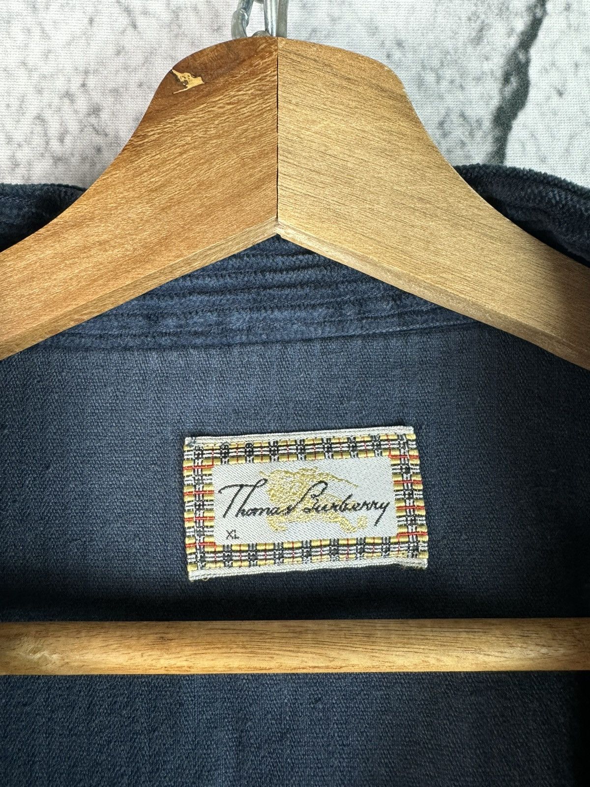 Burberry Thomas Burberry Heavy Vintage Corduroy Longsleeve Shirt Size US XL / EU 56 / 4 - 3 Thumbnail