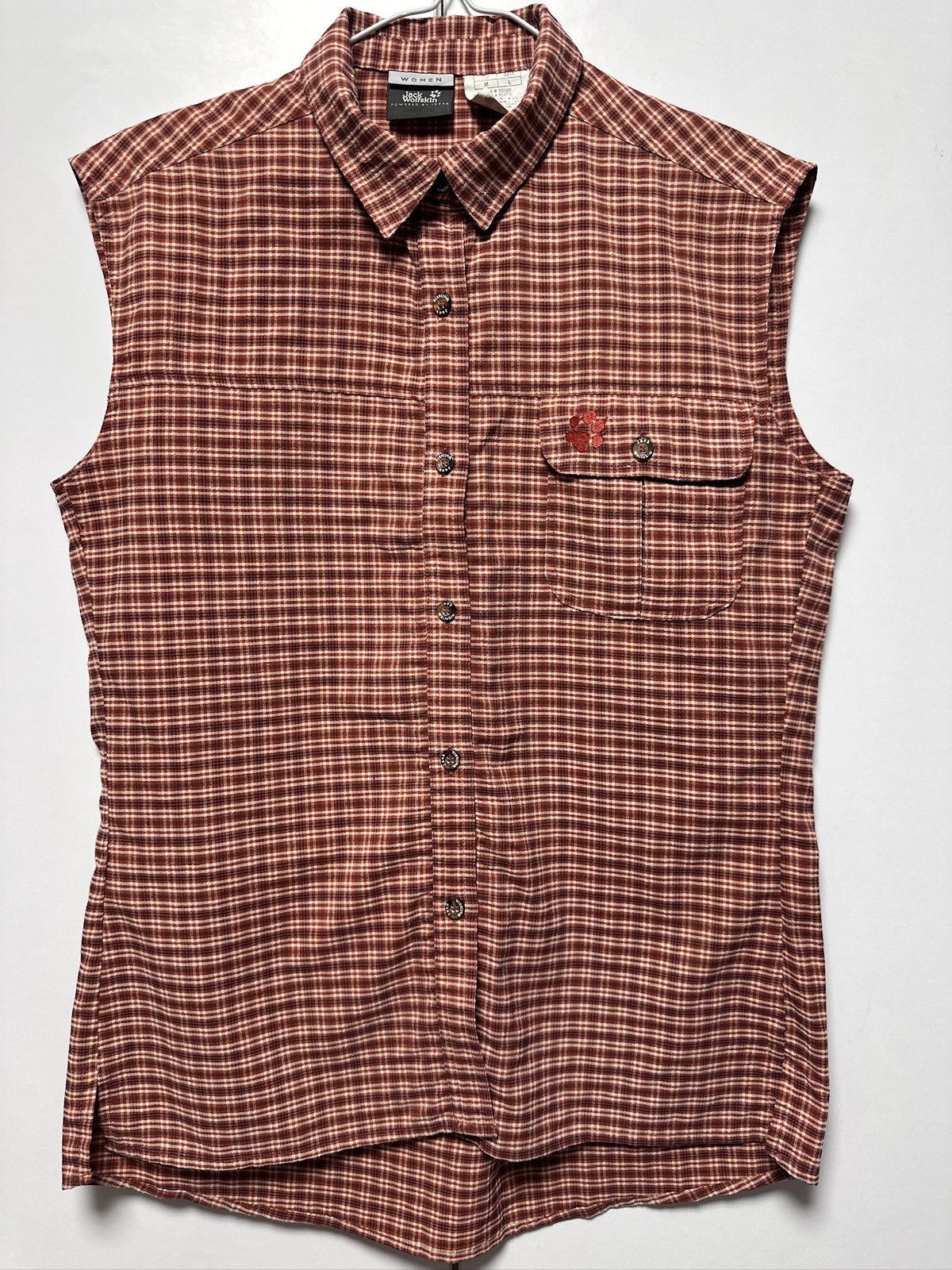 Jack Wolfskin 90s Jack Wolfskin sleeveless shirt women’s vintage outdoor Size M / US 6-8 / IT 42-44 - 2 Thumbnail