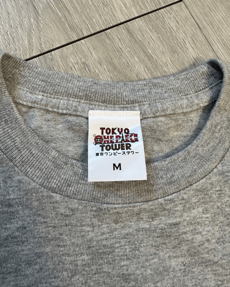 One Piece Rare Tokyo One Piece Tower Gray T-Shirt - Size Medium Size US M / EU 48-50 / 2 - 7 Thumbnail
