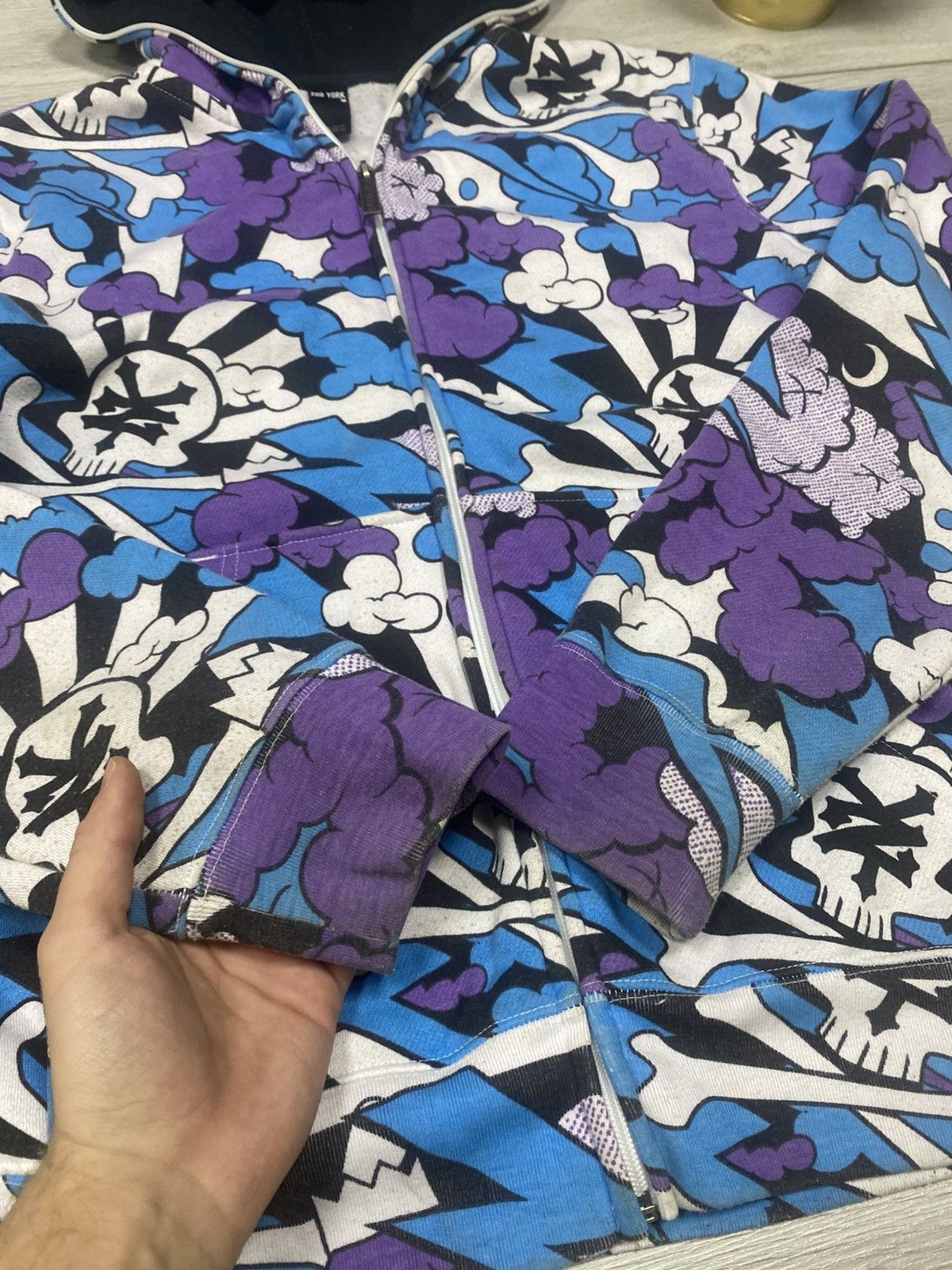 Zoo York Zoo York extreme RARE Full Zip Hoodie all over print Size US M / EU 48-50 / 2 - 9 Thumbnail
