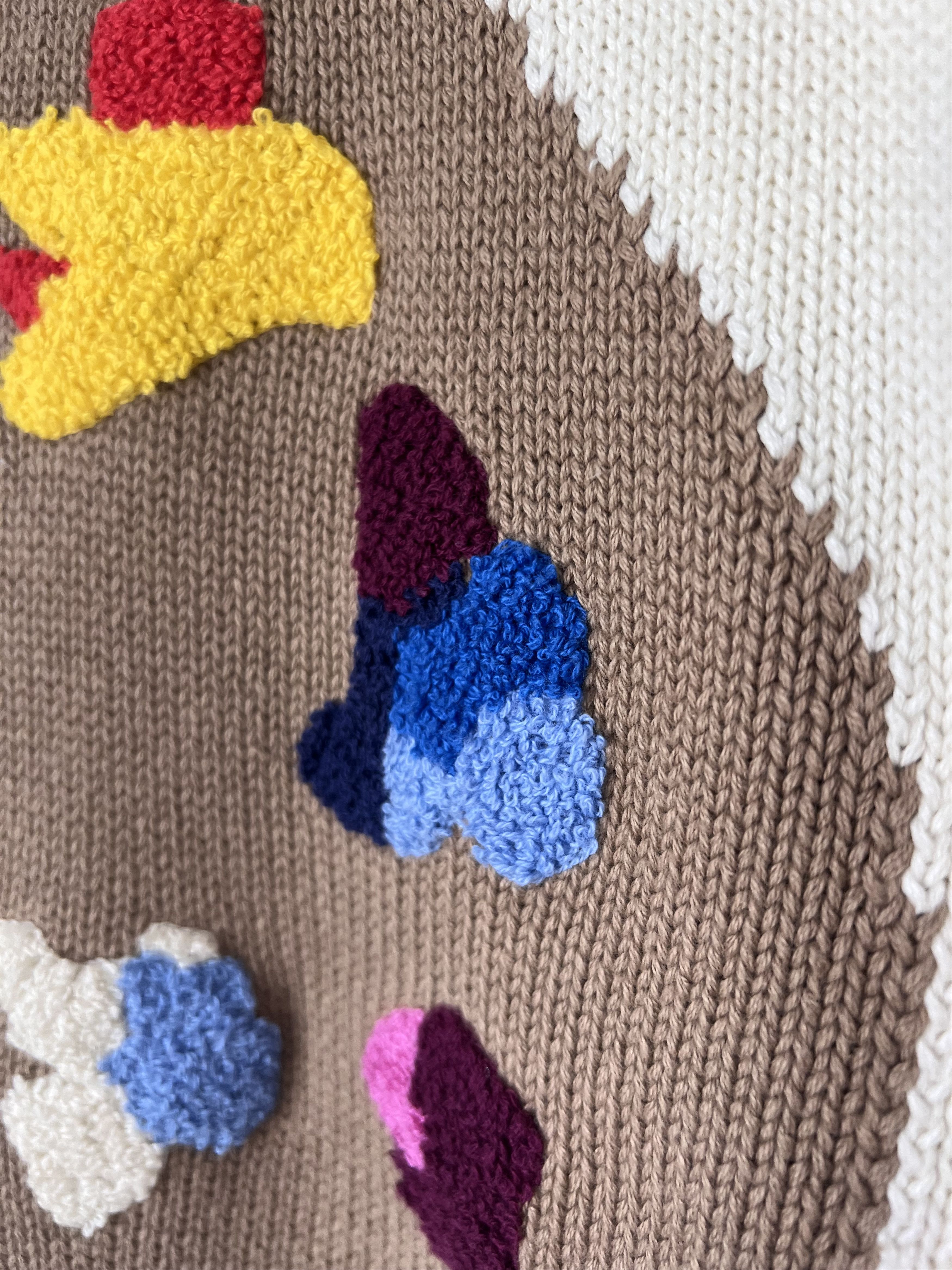 KidSuper Kidsuper Paint Palette Knit Sweater in Natural Size US XL / EU 56 / 4 - 3 Thumbnail