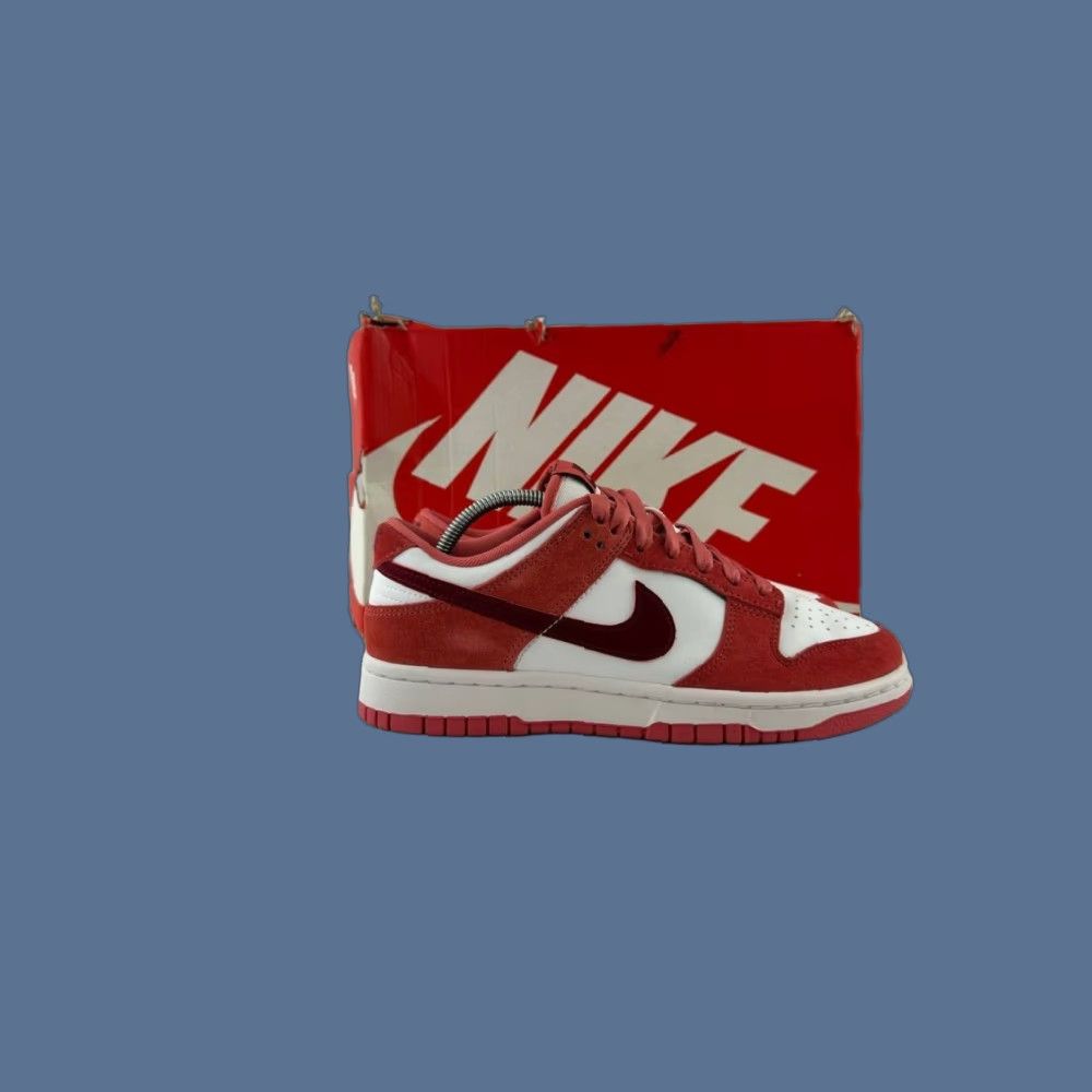 Nike Nike Dunk Low Valentine's Day 2024 Women's 7.5 Pink Suede Sneaker FQ7056-100 Size US 8 / IT 38 - 1 Thumbnail