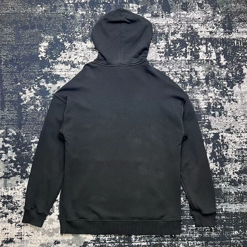 Givenchy Destroyed Logo Oversized Hooded Sweatshirt