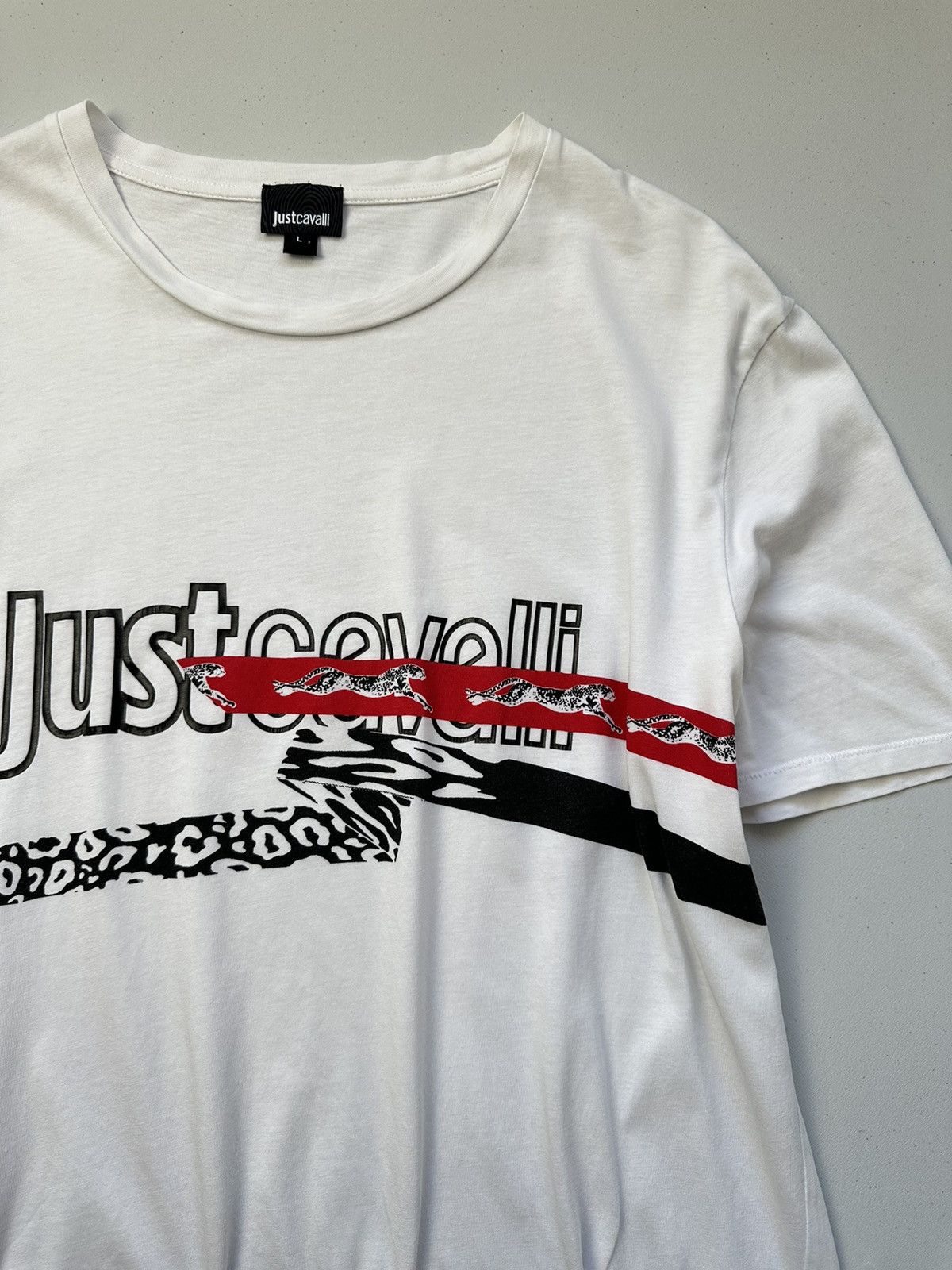 Just Cavalli Just Cavalli Print Logo Tee Size US L / EU 52-54 / 3 - 7 Thumbnail
