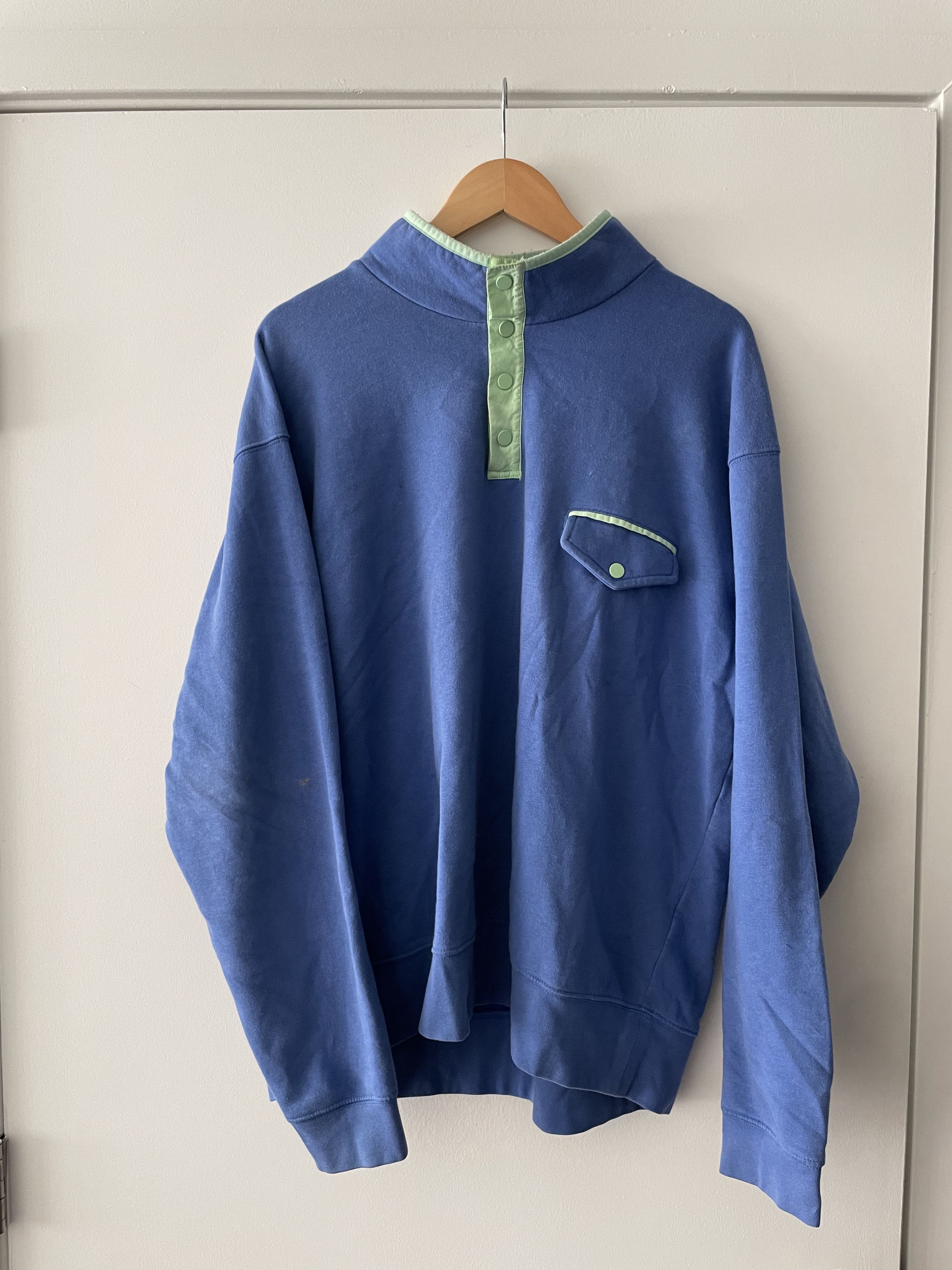 BP. BP Quarter Button Sweater Size US XL / EU 56 / 4 - 1 Thumbnail