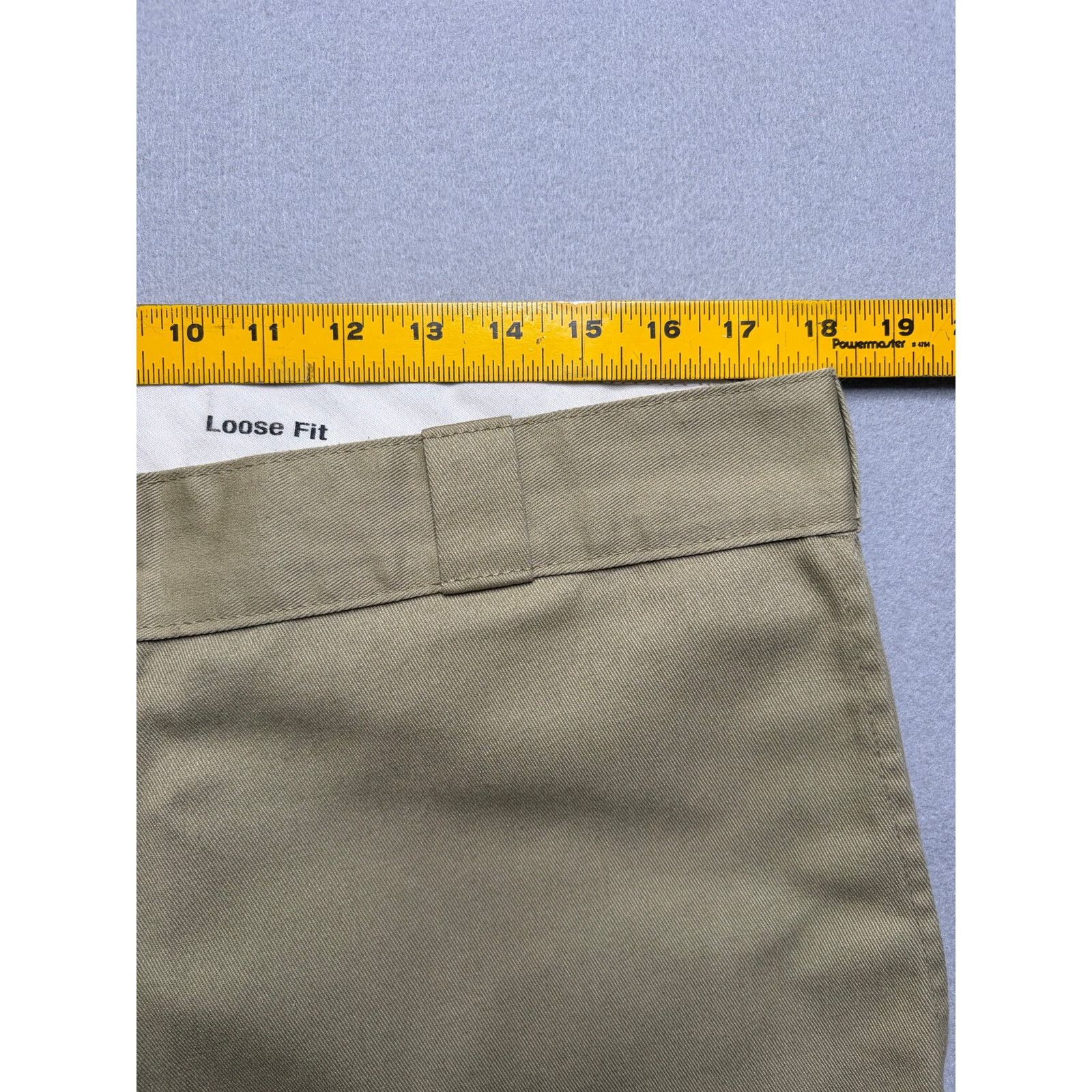 Dickies Dickies Loose Fit Men’s 36x30 Khaki Carpenter Pants Baggy Size US 36 / EU 52 - 4 Thumbnail