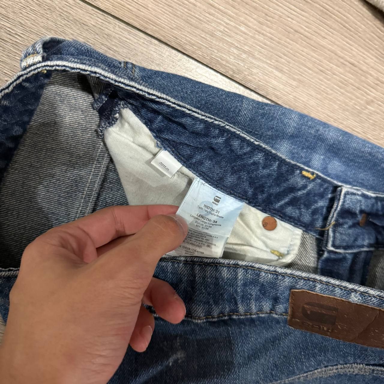 G-Star g-star raw arc 3d mid boyfriend jeans 31x34 blue Size US 31 - 6 Thumbnail