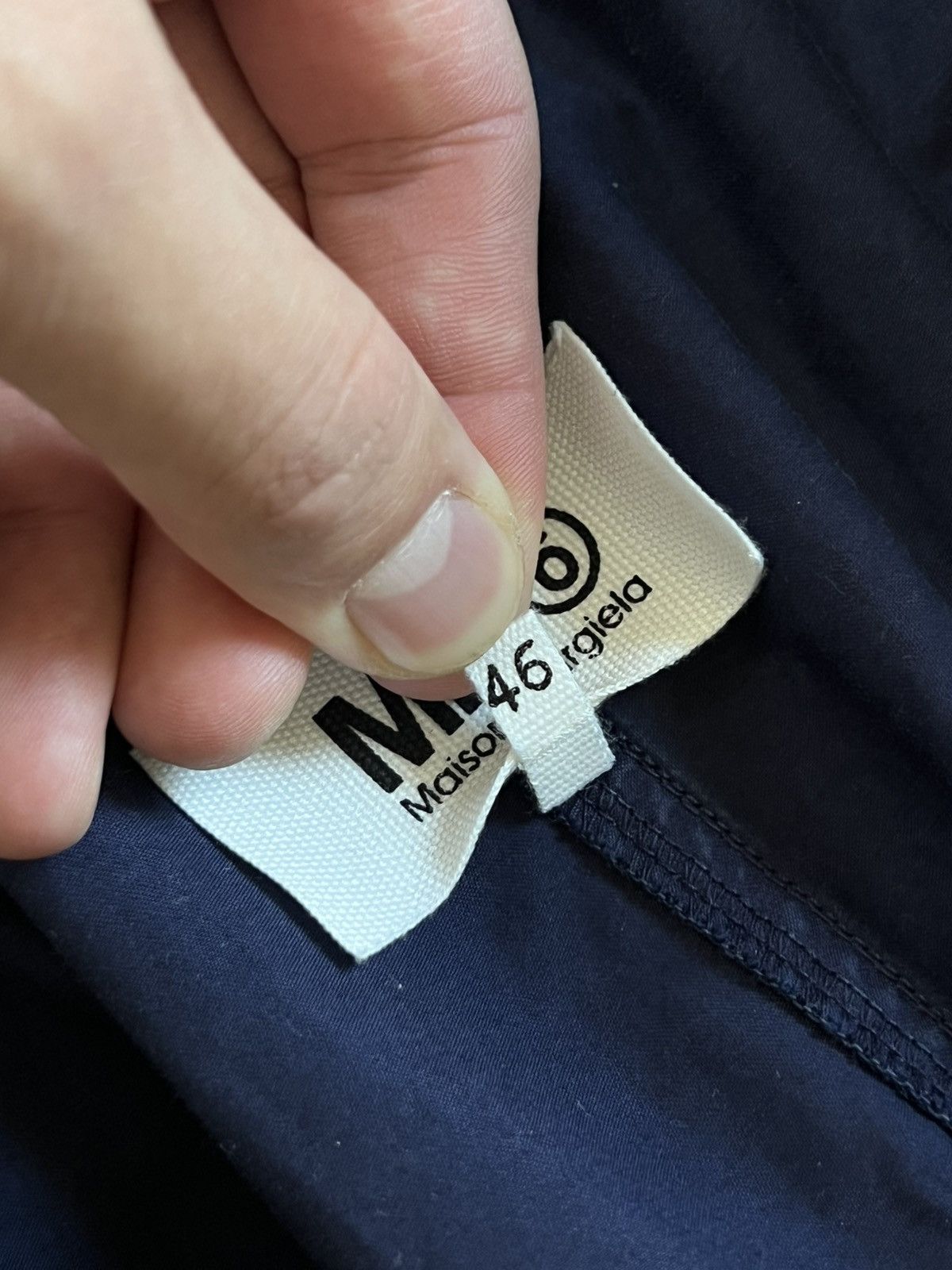 Maison Margiela MM6 Maison Margiela Blue Tapered Pants Cropped Joggers Sz 46 Size 32" / US 10 / IT 46 - 7 Thumbnail