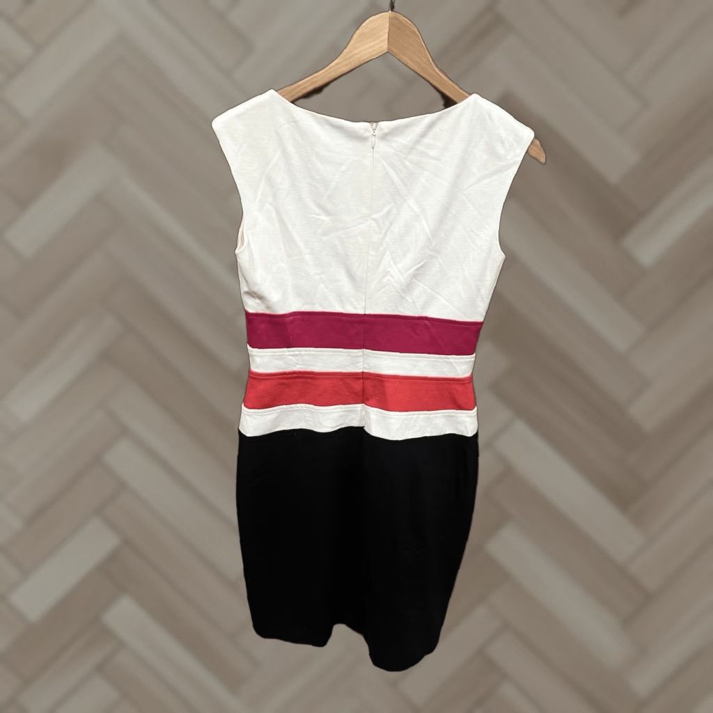 Ralph Lauren Lauren Ralph Lauren Womens White Multicolor Sleeveless Slip A-line dress sz 6 Size M / US 6-8 / IT 42-44 - 1 Thumbnail