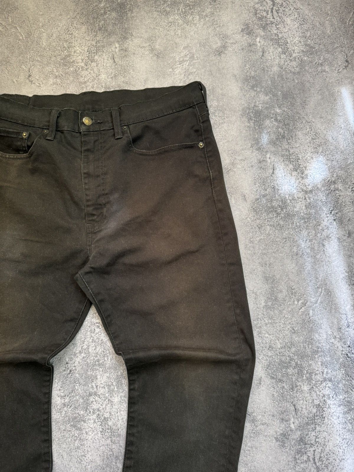 Levi's × Vintage Levi’s 522 Vintage Slim Fit Back Jeans Size 34x30 Size US 34 / EU 50 - 3 Thumbnail