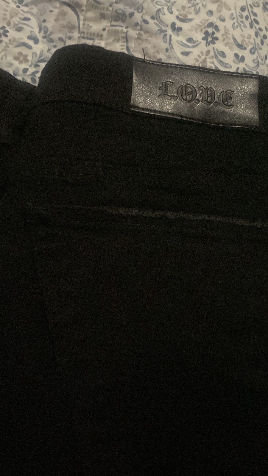 Other L.O.V.E. Apparel Mens Black Distressed Skinny Jeans Kodak Size US 40 / EU 56 - 5 Thumbnail