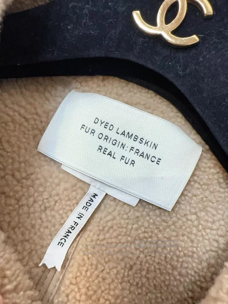Hermes Hermes Beige and Light Brown Fur and Leather Jacket Size XS / US 0-2 / IT 36-38 - 5 Thumbnail