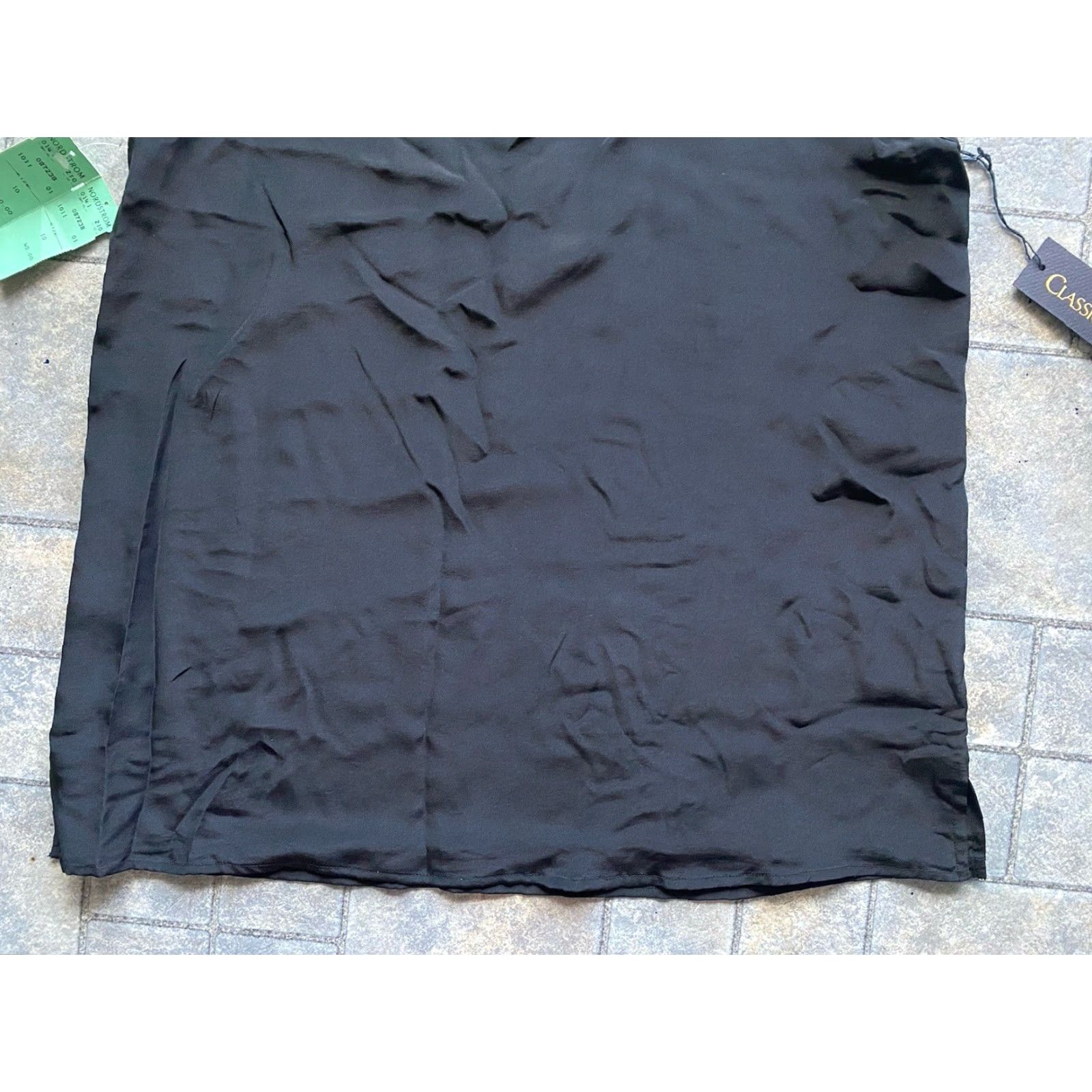 Vintage Classiques Tank Women's Size 10 Black 100% Silk Top Style 1011 NEW WITH TAGS Size L / US 10 / IT 46 - 3 Thumbnail