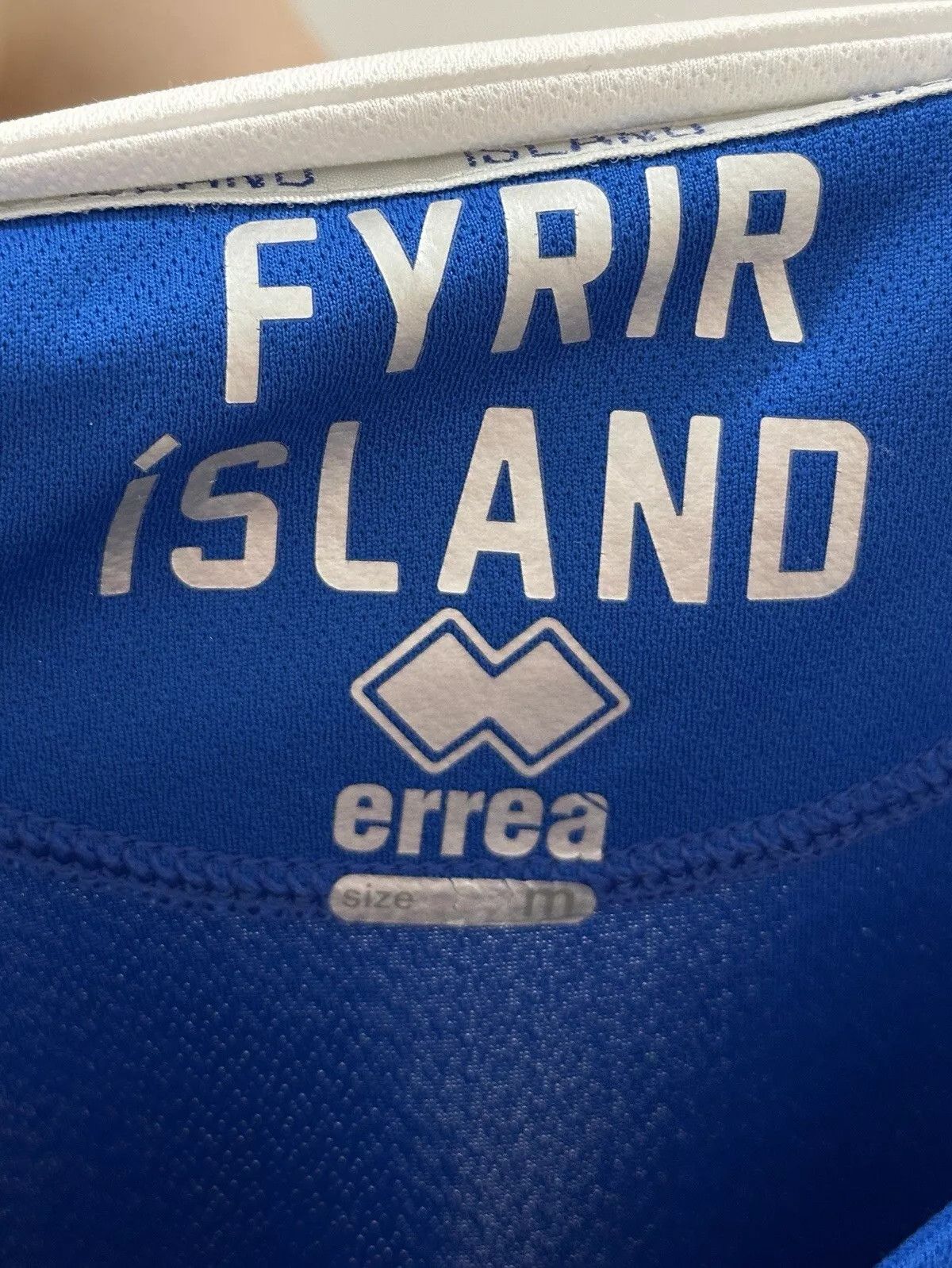 Errea National Iceland KSI 2018 2019 2020 Home Jersey Soccer Size US M / EU 48-50 / 2 - 8 Thumbnail