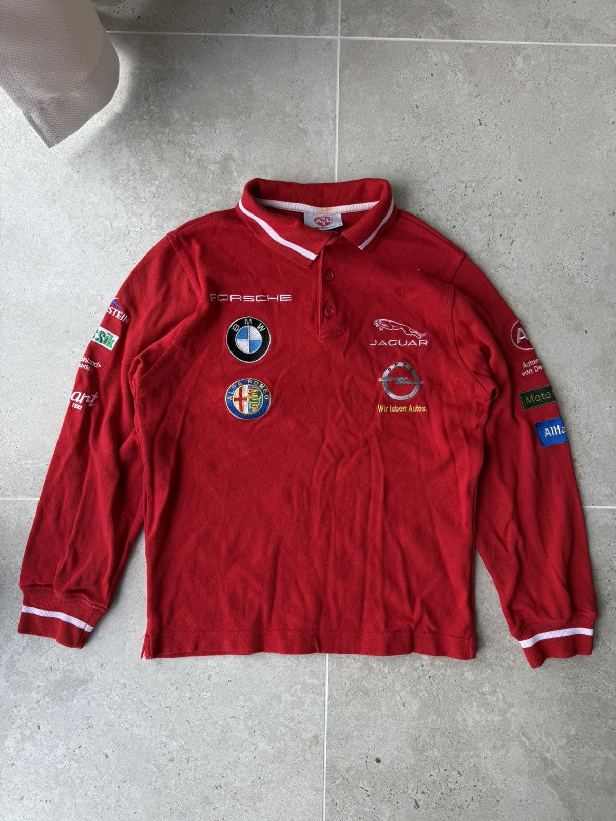 Vintage Vintage Porsche Racing Crewneck Sweater Size US L / EU 52-54 / 3 - 1 Thumbnail