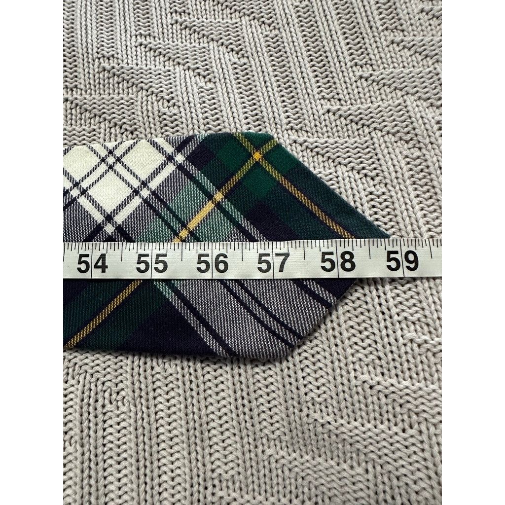 Gap Gap navy tartan plaid cotton tie Size ONE SIZE - 5 Thumbnail