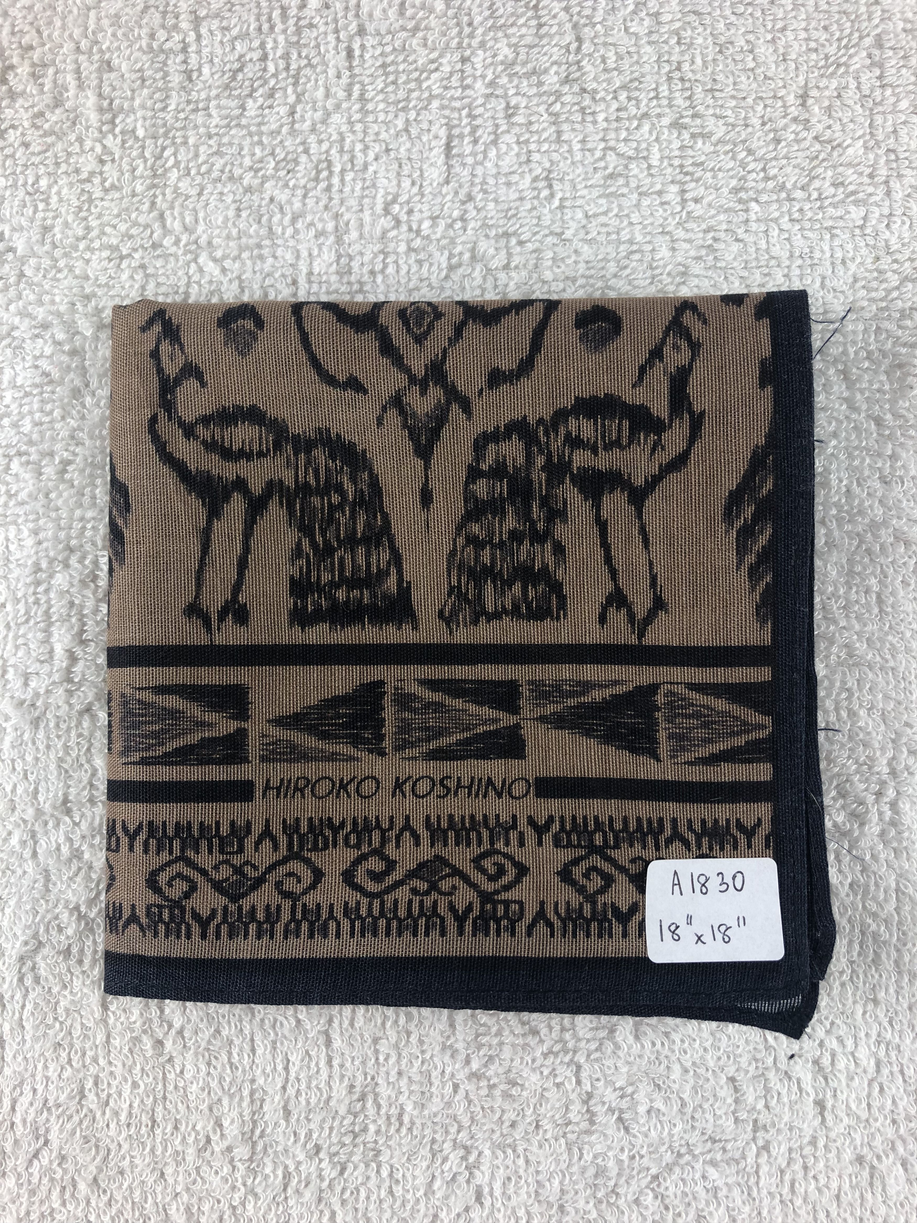 Hiroko Koshino Homme × Japanese Brand × Vintage Hiroko Koshino Handkerchief / Bandana / Neckerchief Size ONE SIZE - 6 Thumbnail