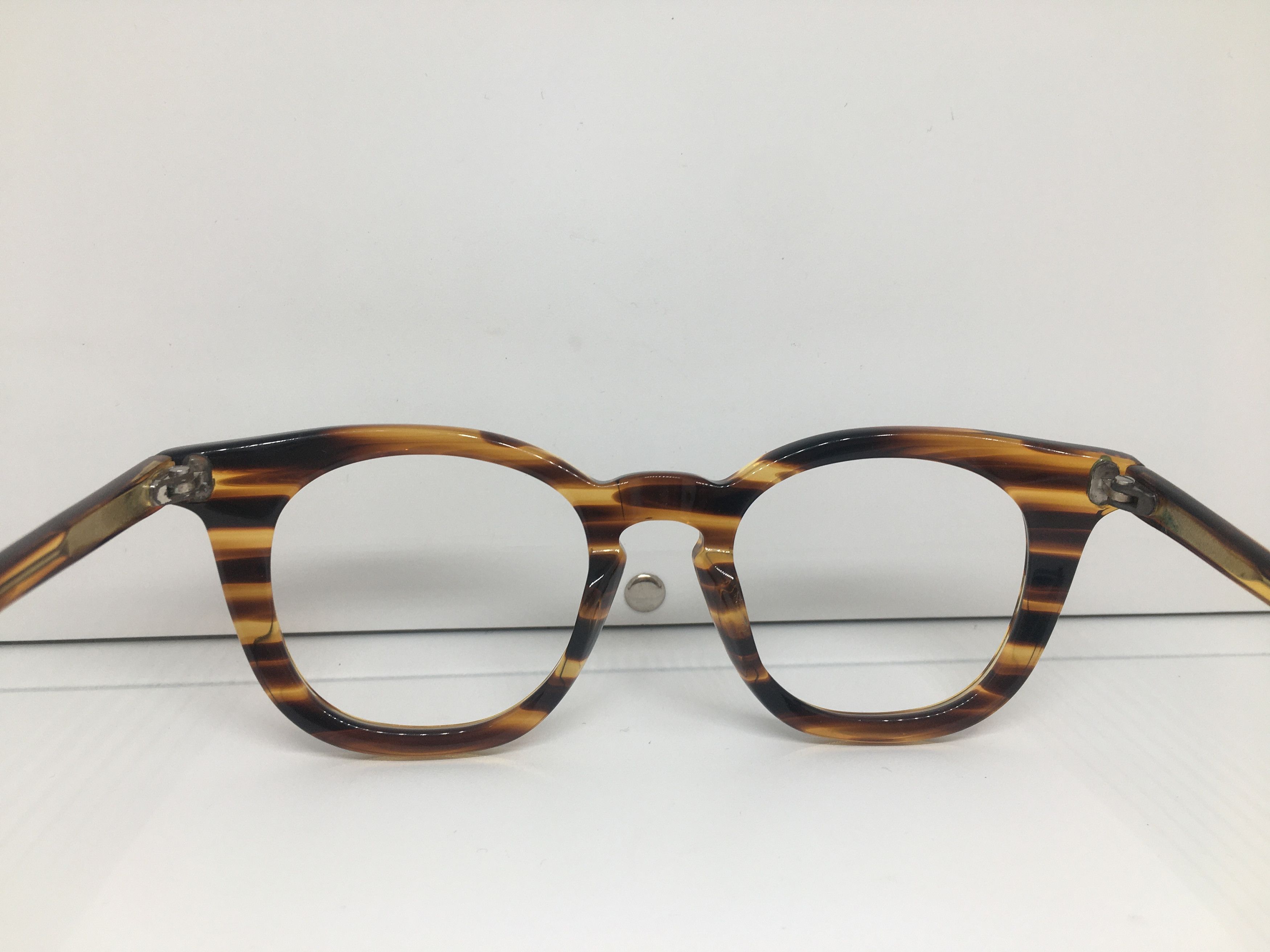 Other Brown Acetate Keyhole Bridge Eyeglasses Frame Size ONE SIZE - 5 Thumbnail
